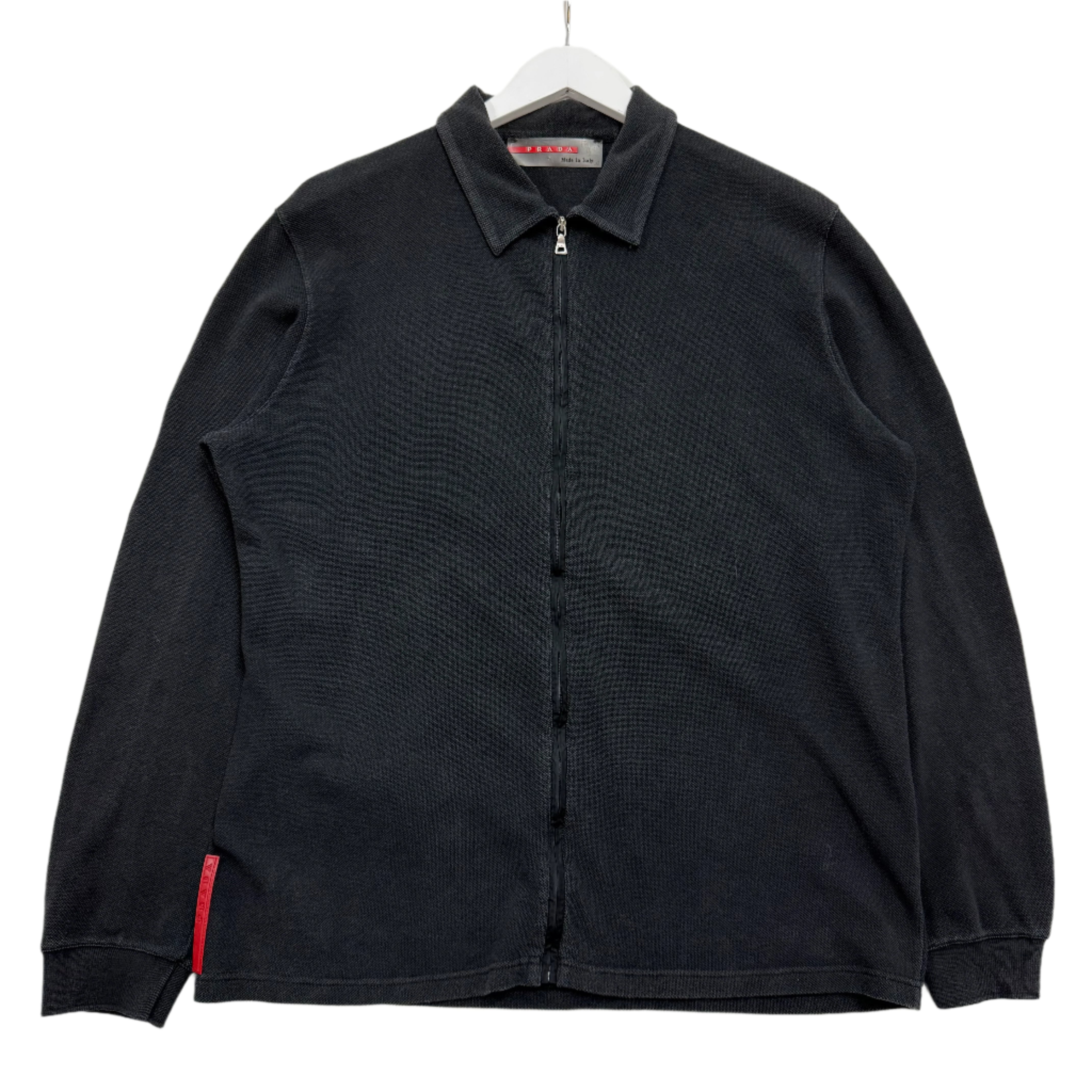 prada sport 長袖シャツ Prada Sport SS99 Zip shirt / Large – Fish Market Studio