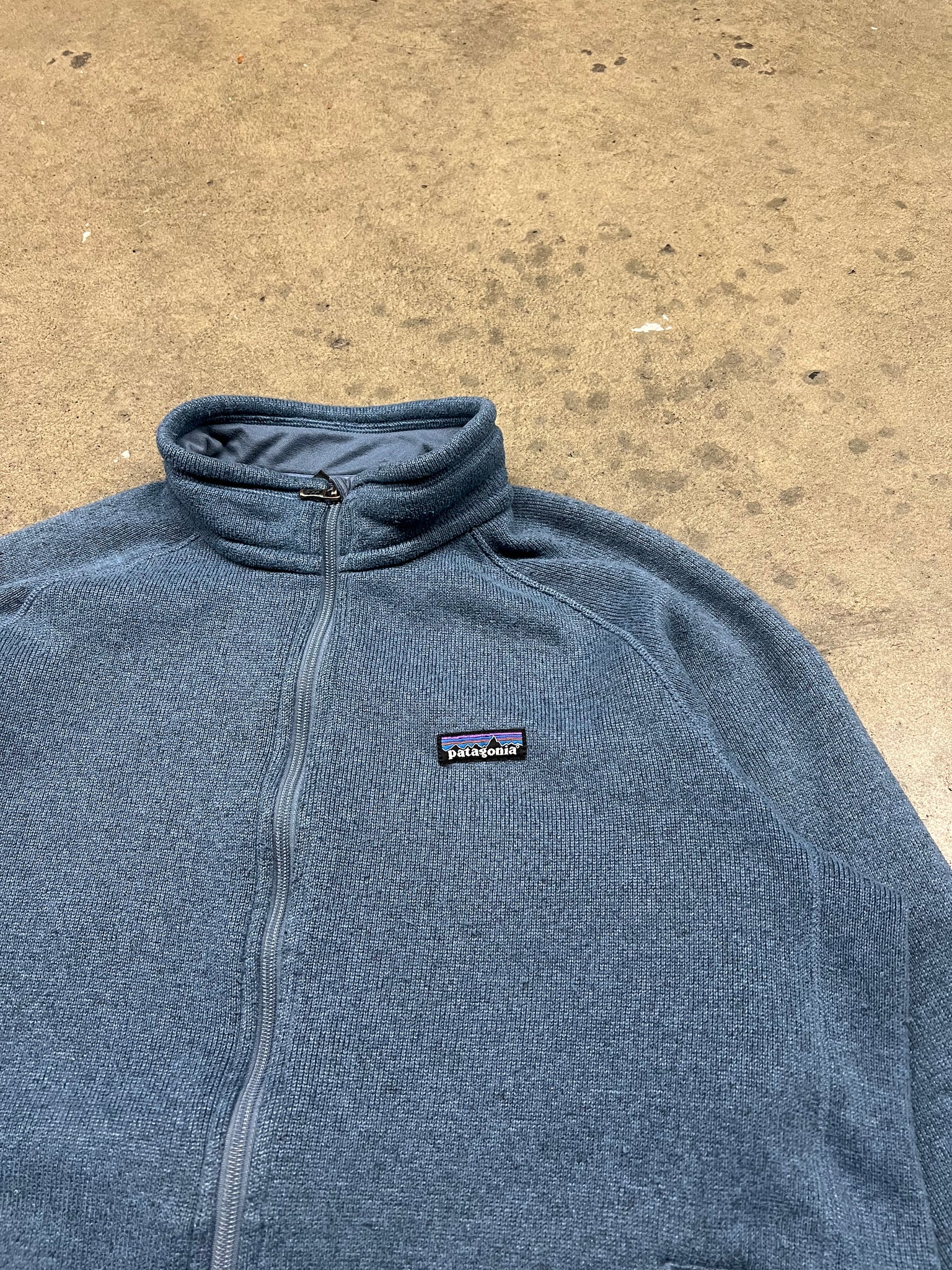 Patagonia teal better sweater / large