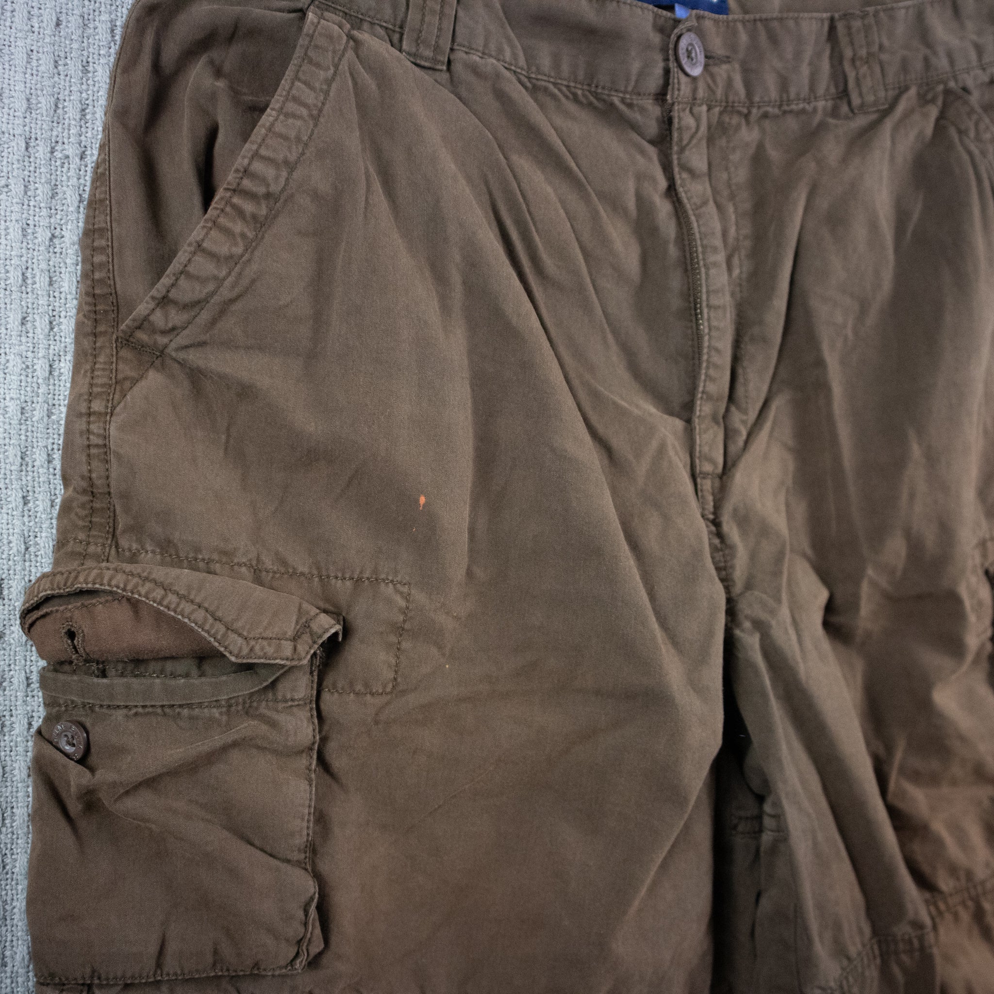 B.U.M Equipment Light Cotton Baggy Cargo Shorts / 32