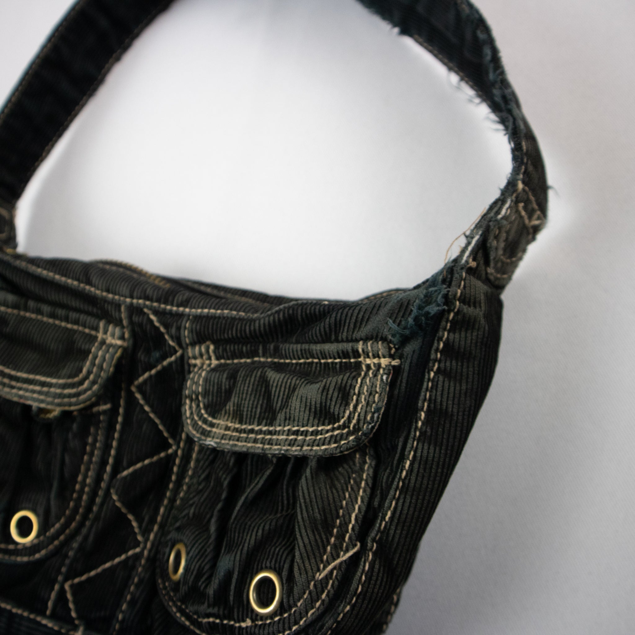 Old Navy Cotton Ribbed Hand Bag / OS