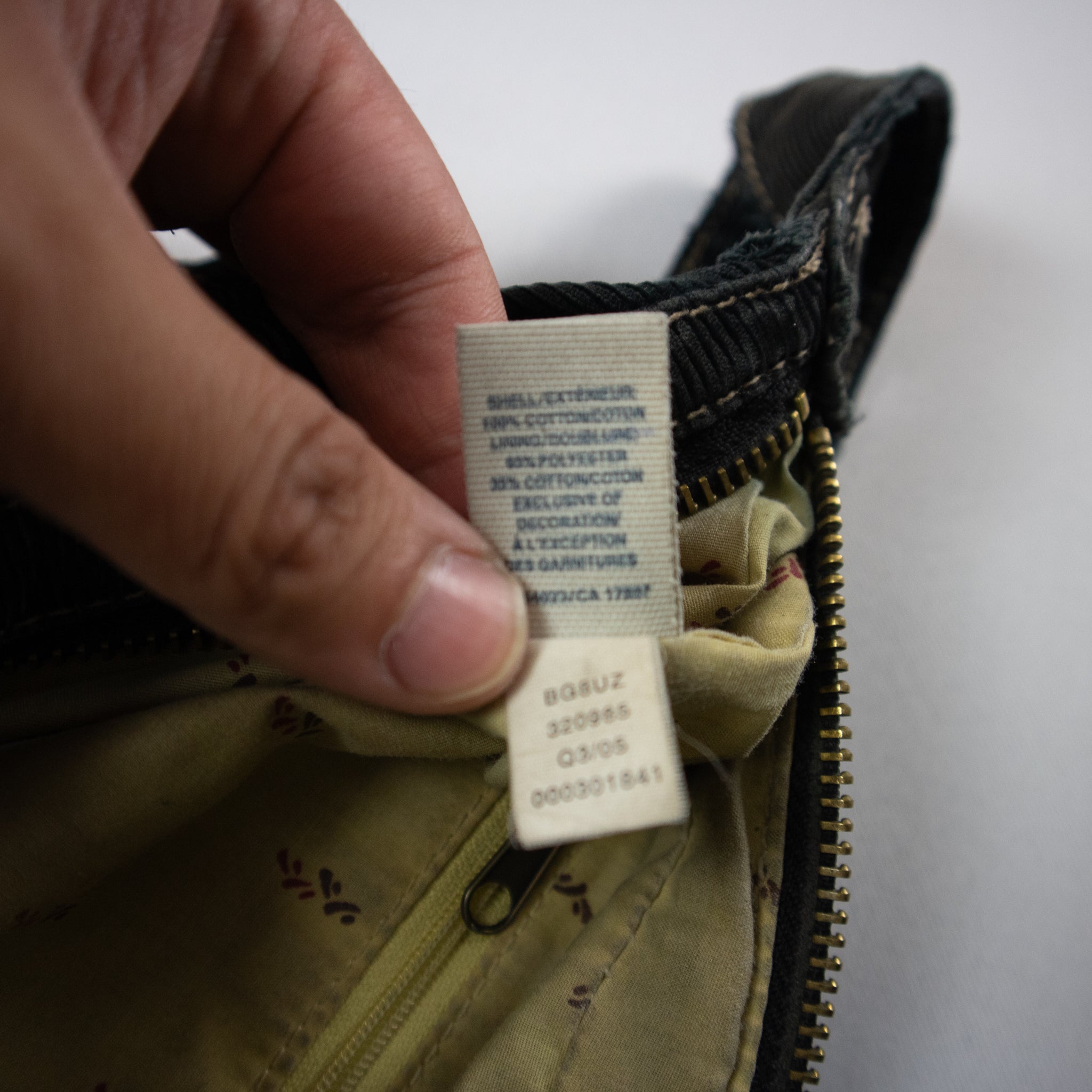 Old Navy Cotton Ribbed Hand Bag / OS
