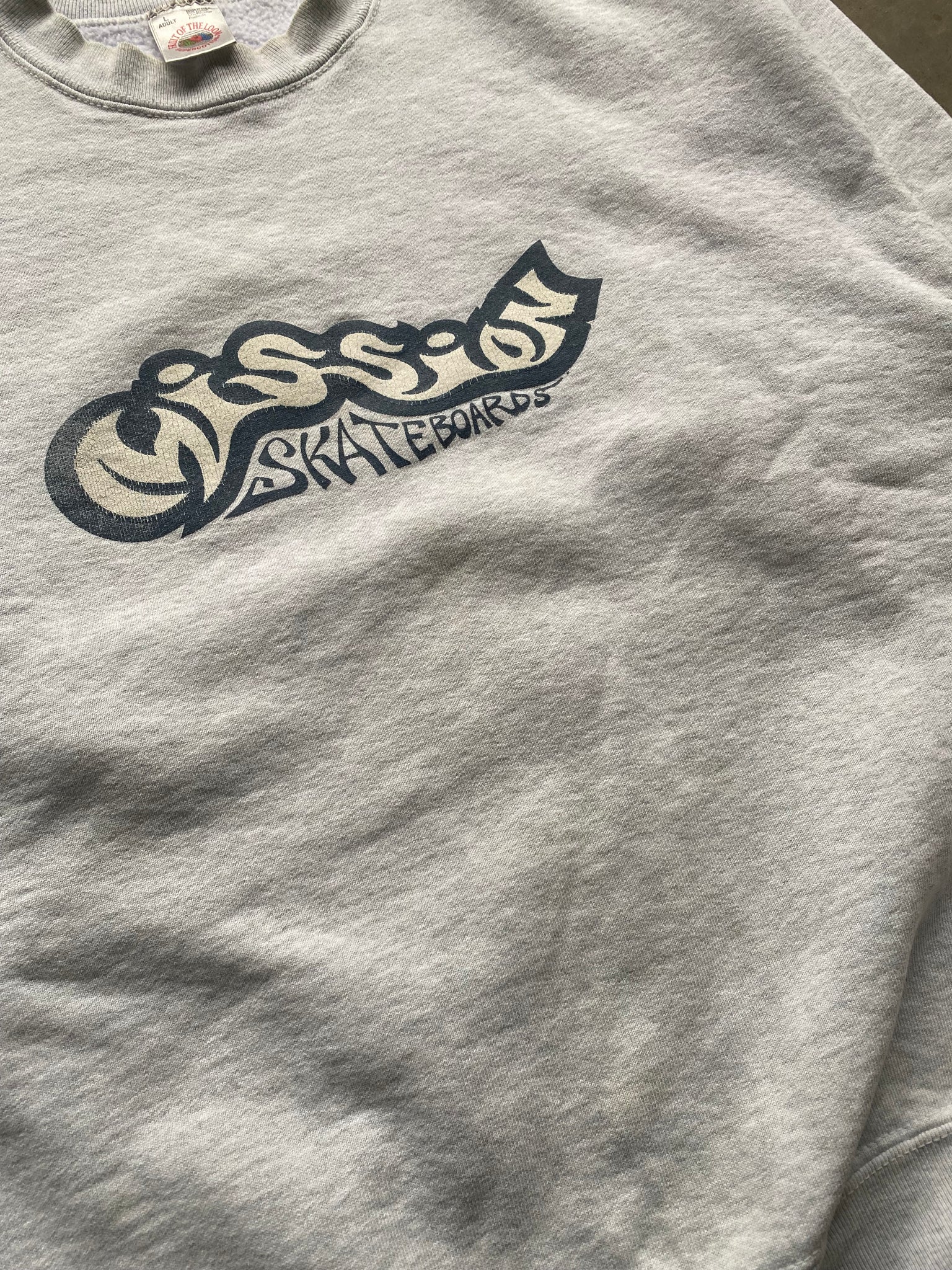 1990S MISSION SKATEBOARD CREWNECK / LARGE