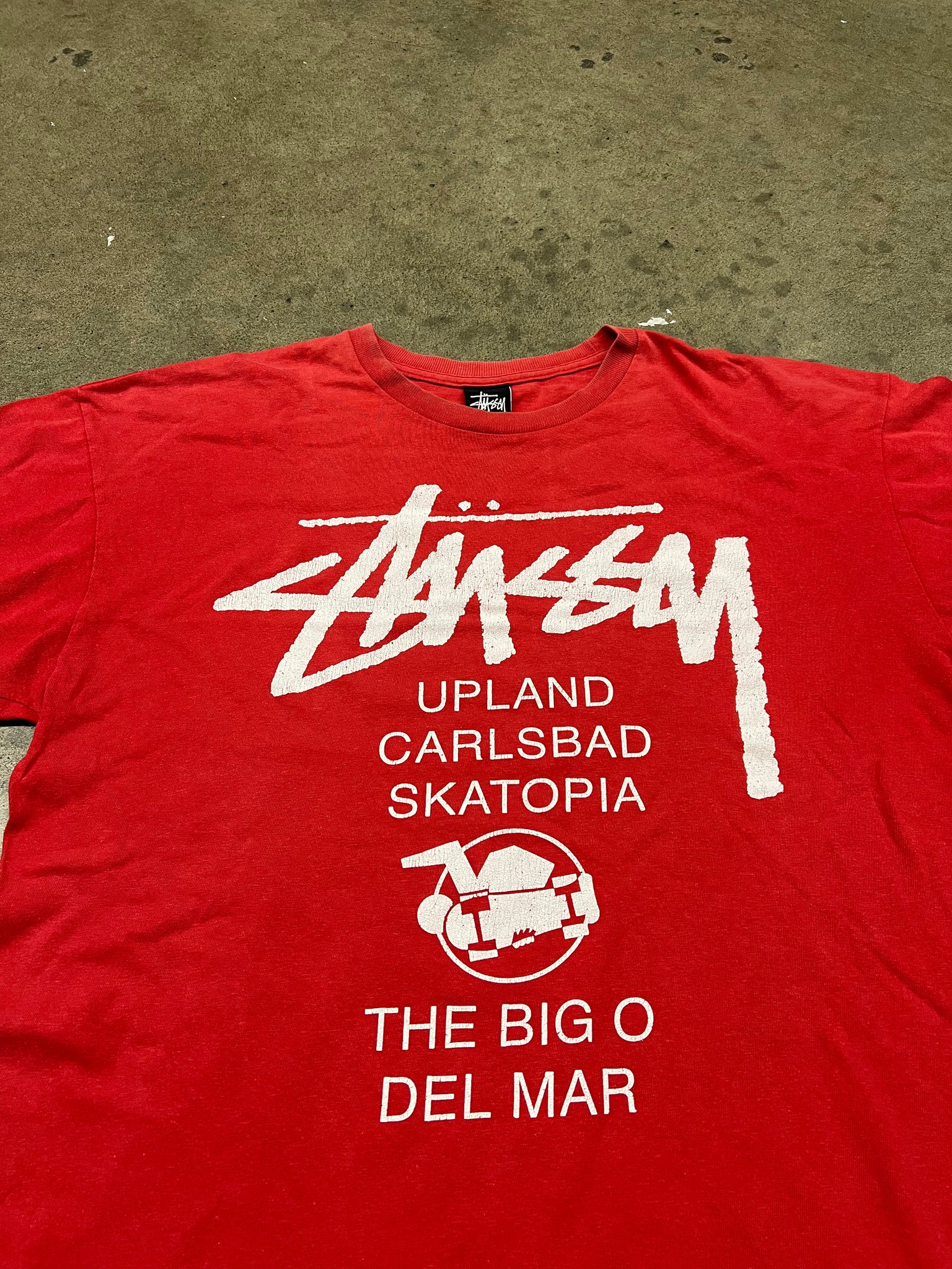 STUSSY SKATOPIA TEE / LARGE