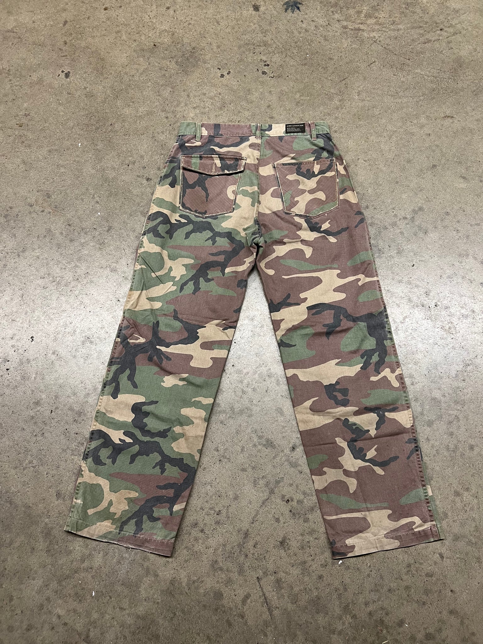 2000S STUSSY CAMO MILITARY PANTS / 32X30