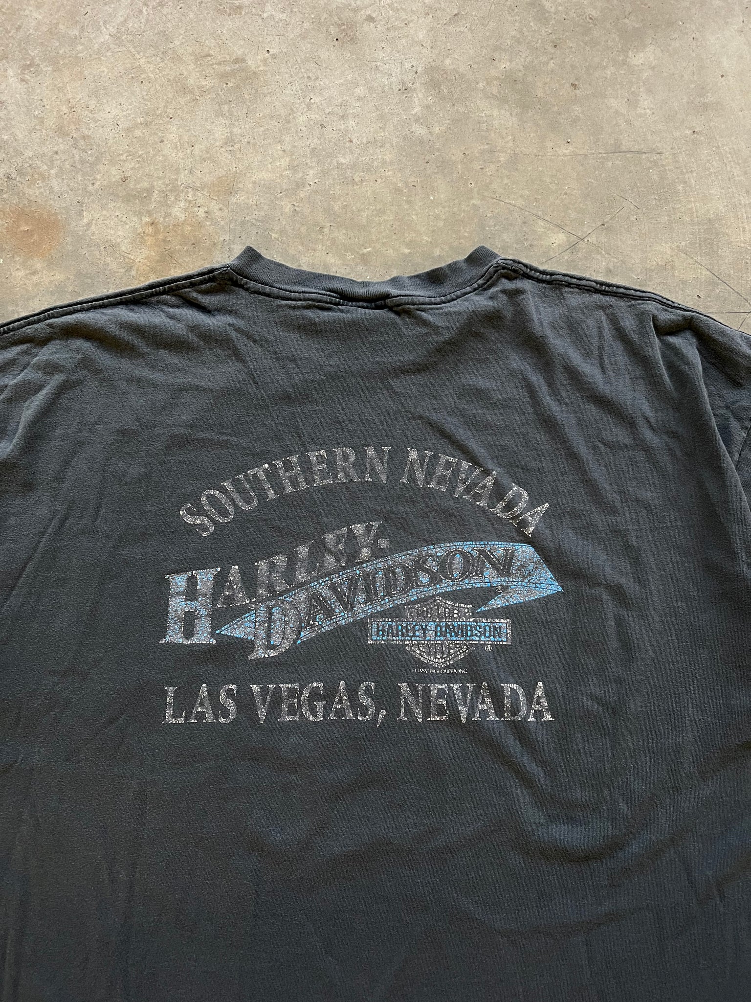 1990s HARLEY DAVIDSON NEVADA TSHIRT / XXXLARGE