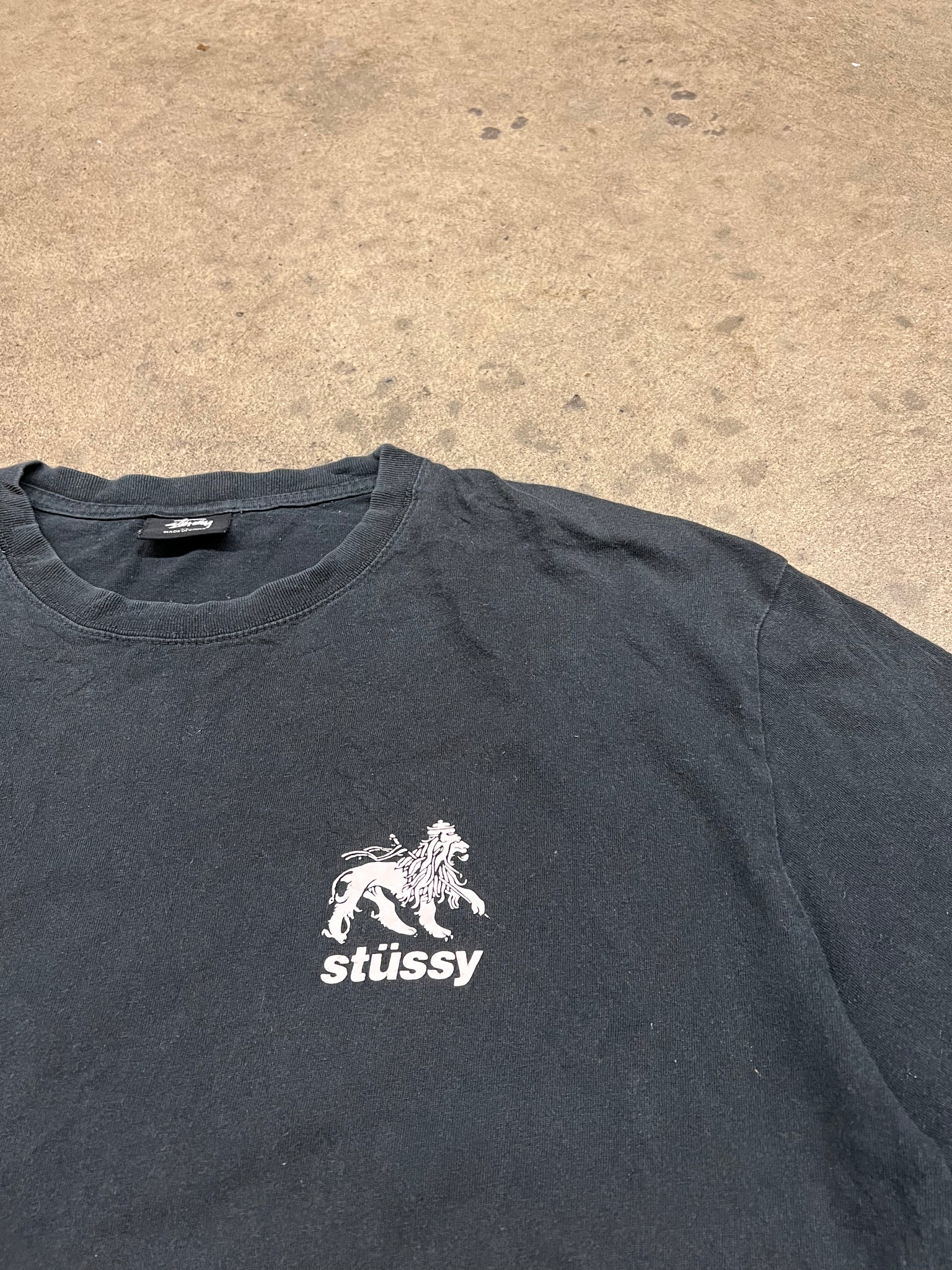 STUSSY RASTA LION TEE / XLARGE