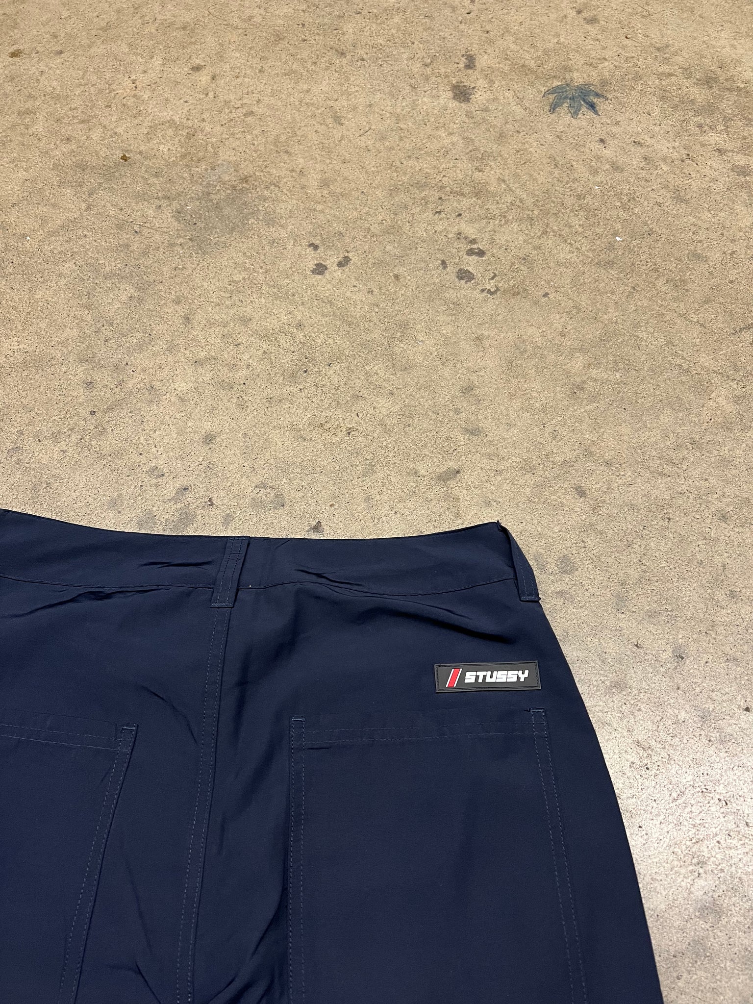 STUSSY NAVY TROUSERS / 28X29