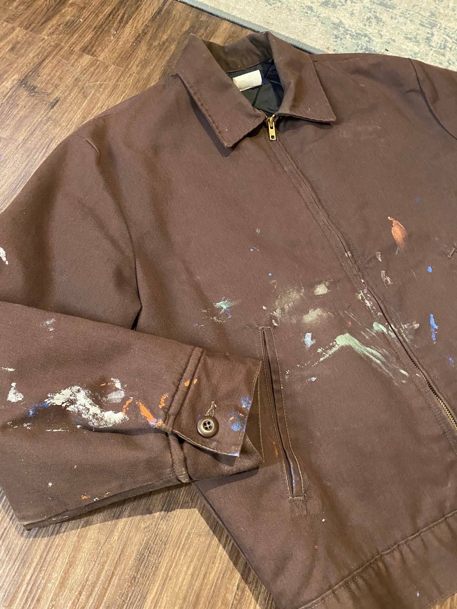 Dickies Brown Paint Splattered Eishenhower / medium