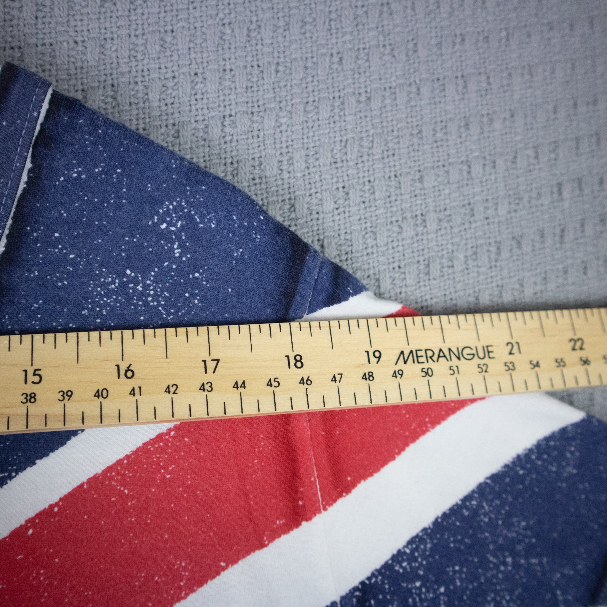 Candy Stripper Union Jack Tee Y2K 2000s Grunge Streetwear archive Designer All over print graphic 