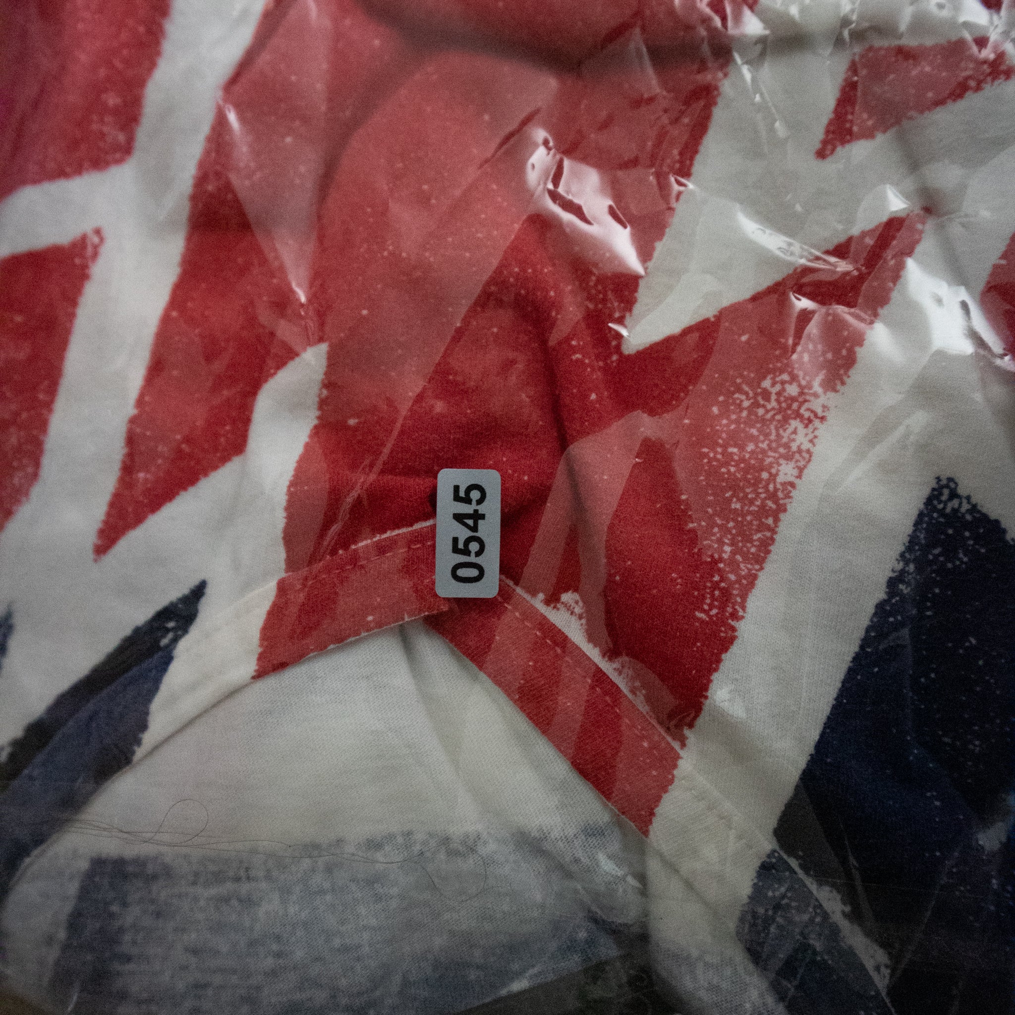 Candy Stripper Union Jack Striped Tee / Medium