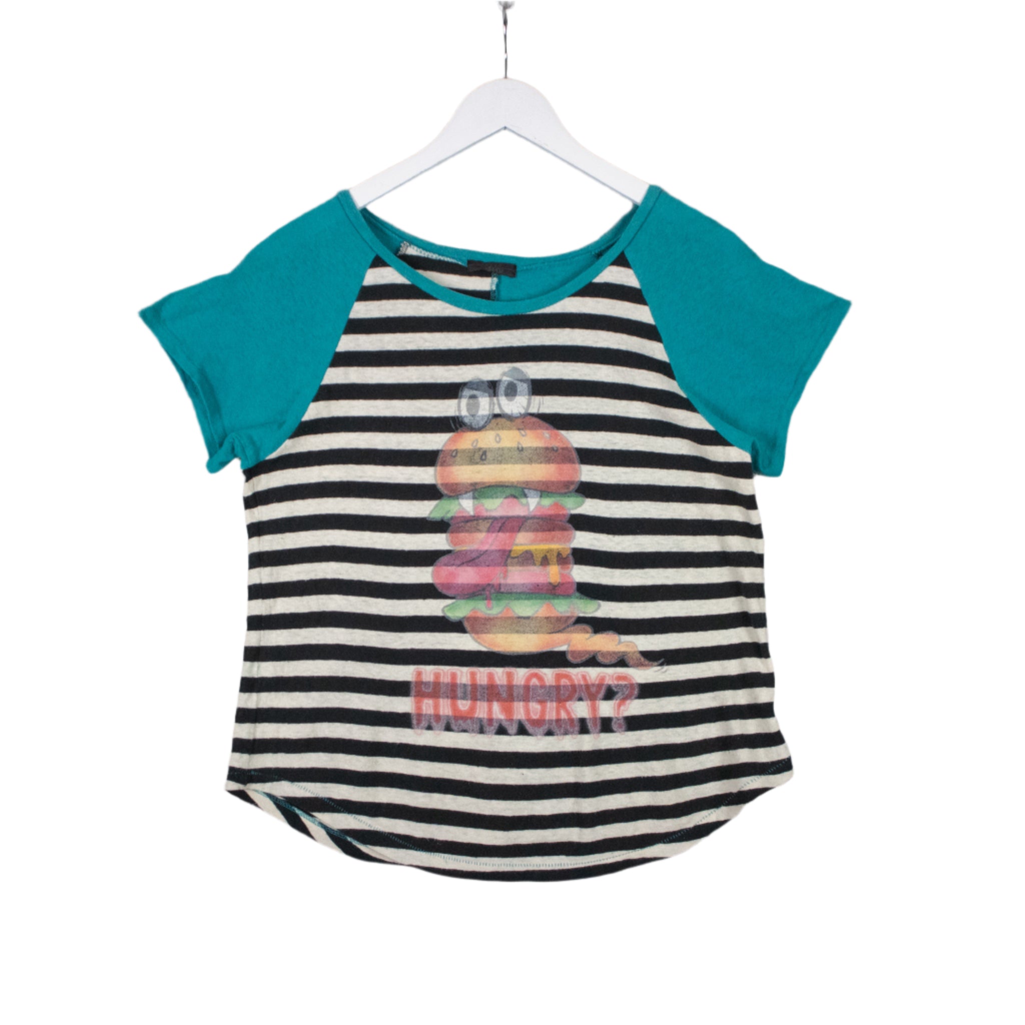 Candy Stripper Striped Burger Y2K 2000s Grunge Streetwear archive Designer All over print graphic 