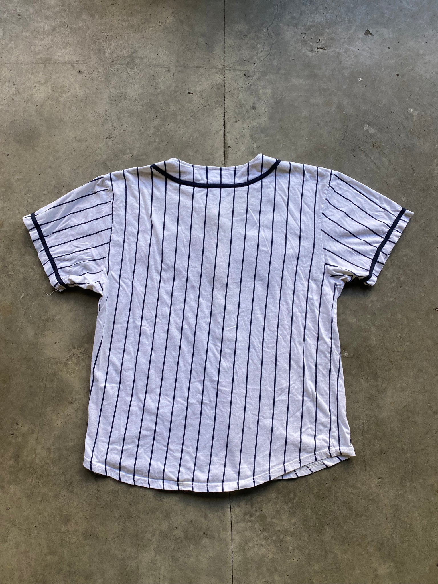 BIG DOGS PINSTRIPE BASEBALL JERSEY / XLARGE