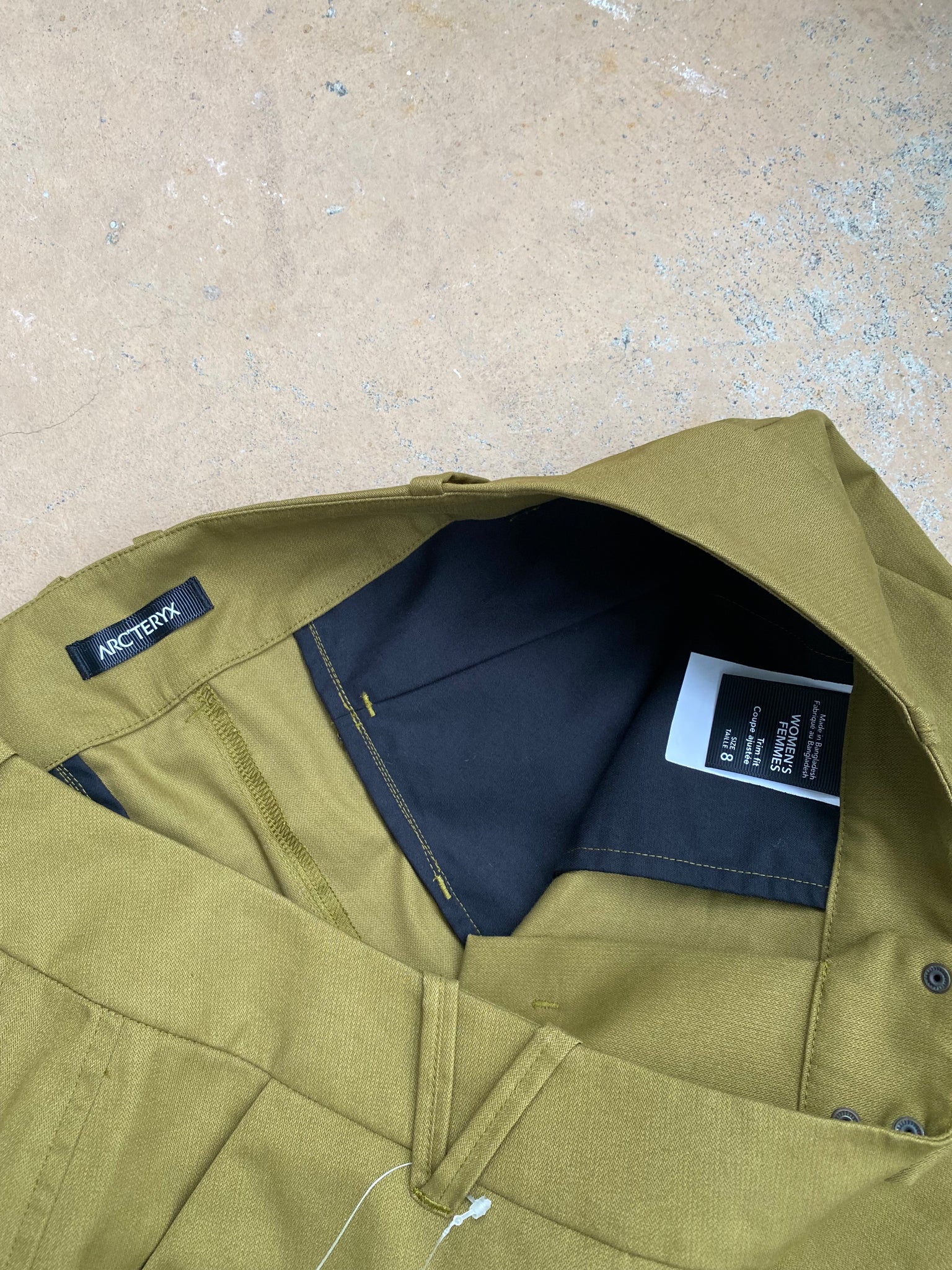 ARCTERYX OLIVE TREK PANTS / 32X32