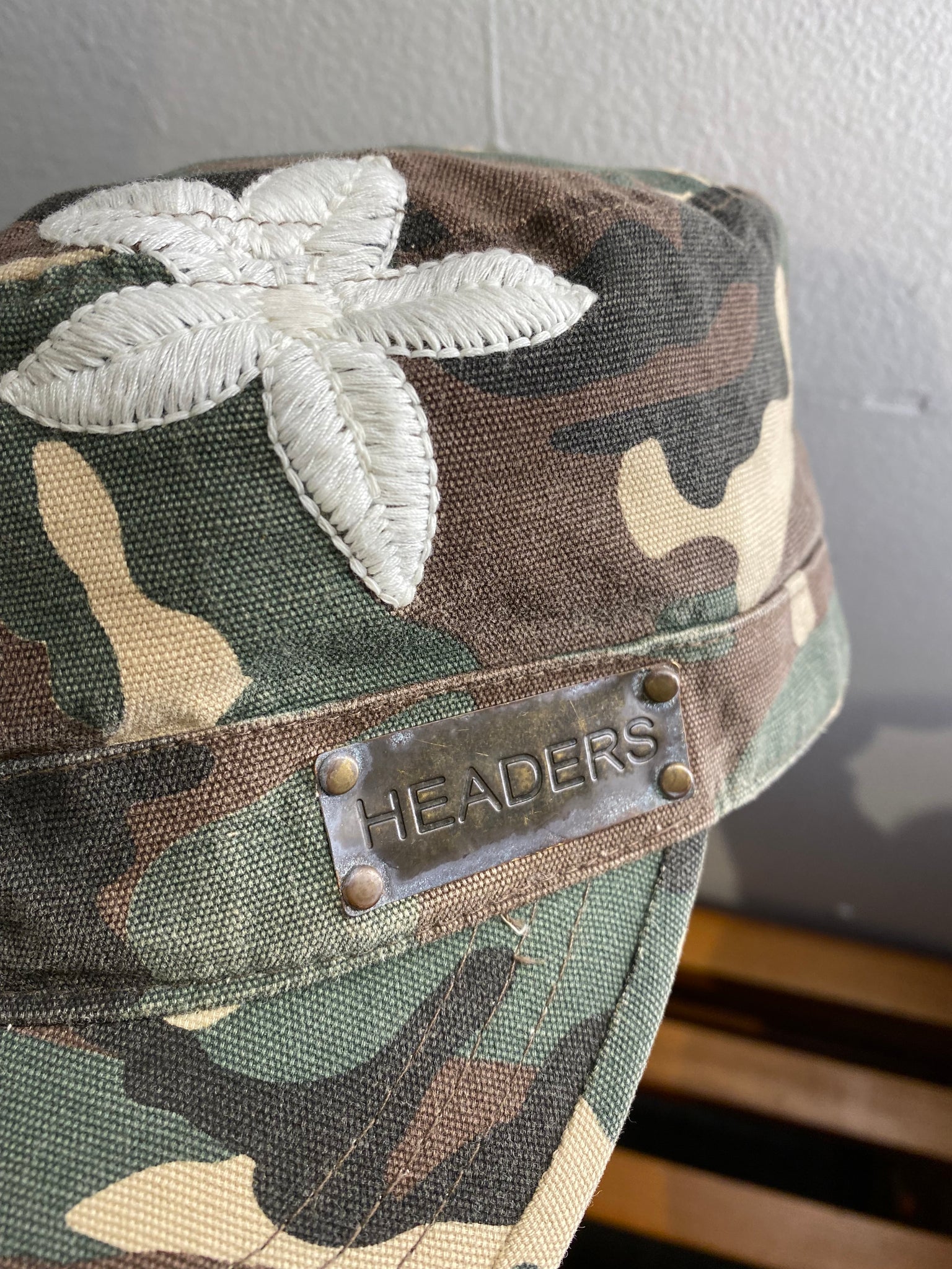 HEADERS FLORAL CAMO CADET CAP