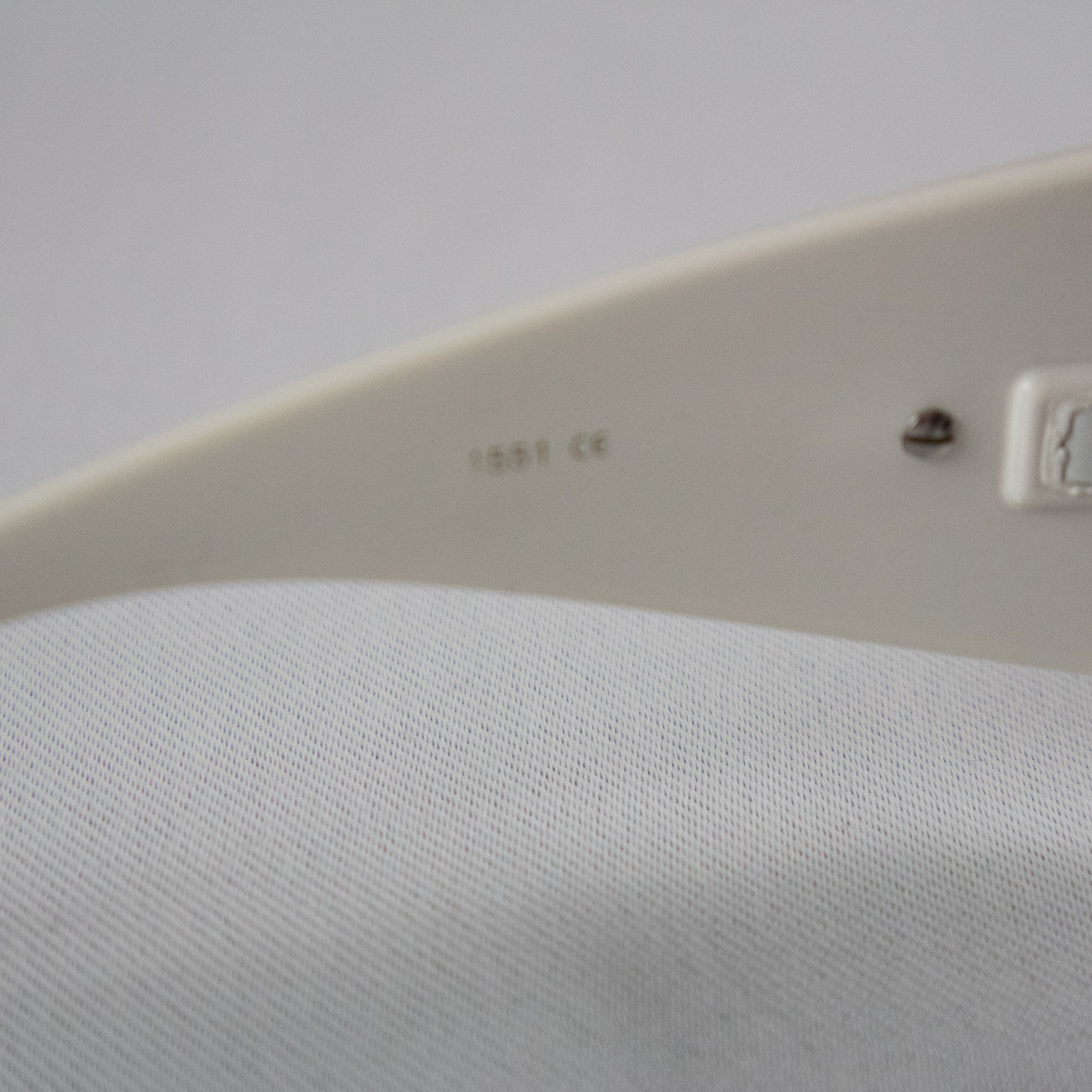 Y2K Thick White Frame Glasses / OS