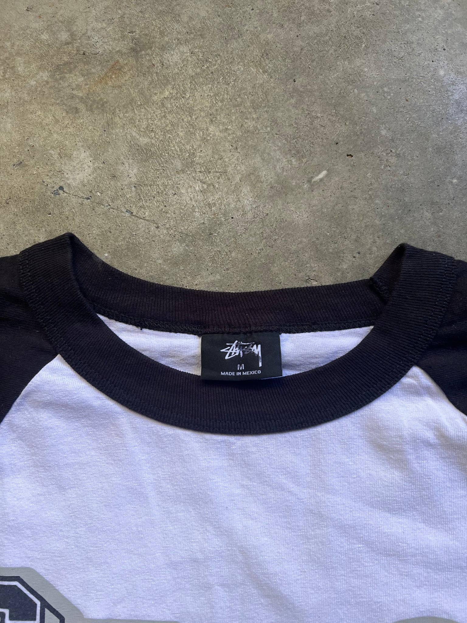 STUSSY BASEBALL TEE / MEDIUM