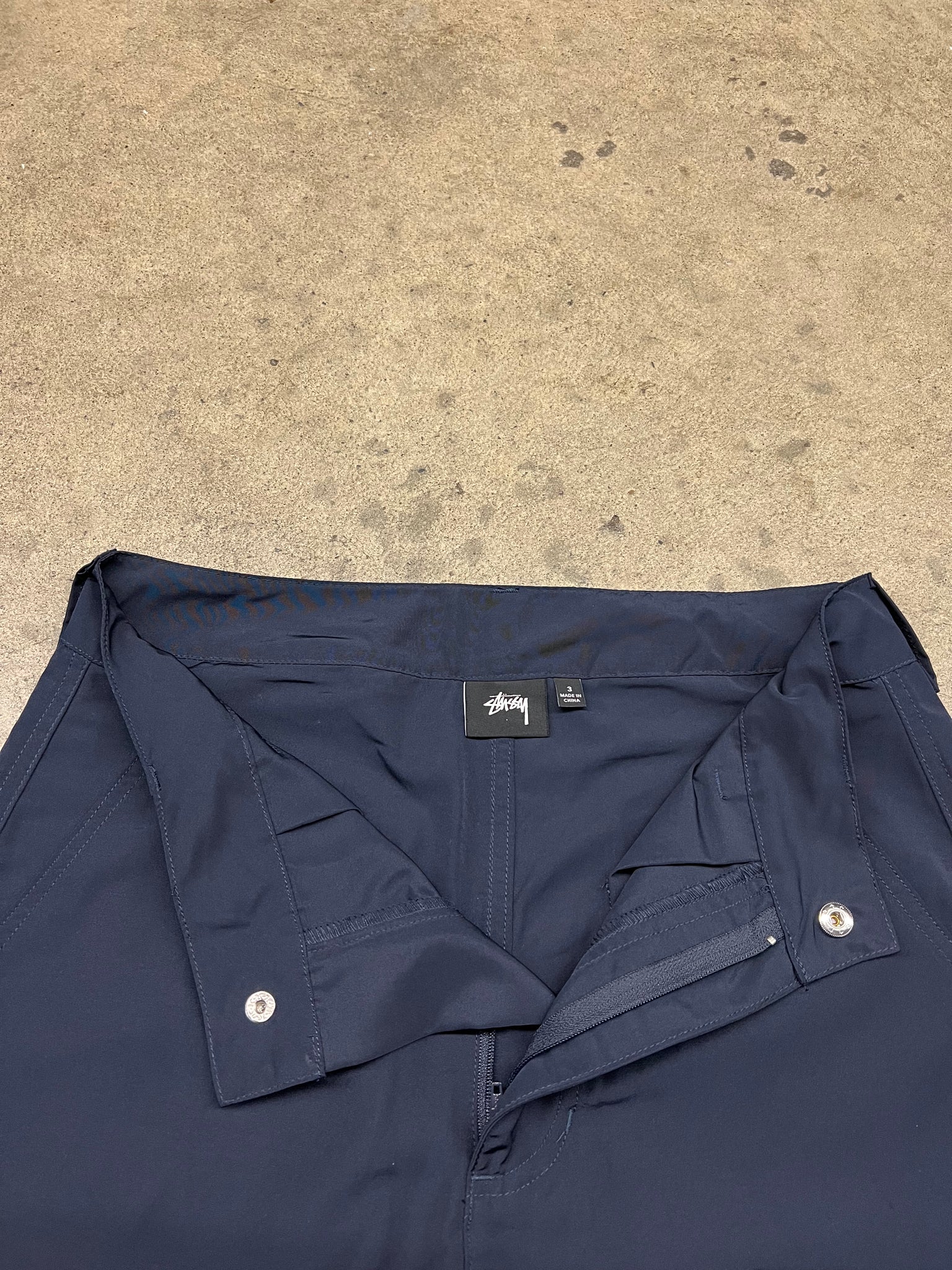 STUSSY NAVY TROUSERS / 28X29