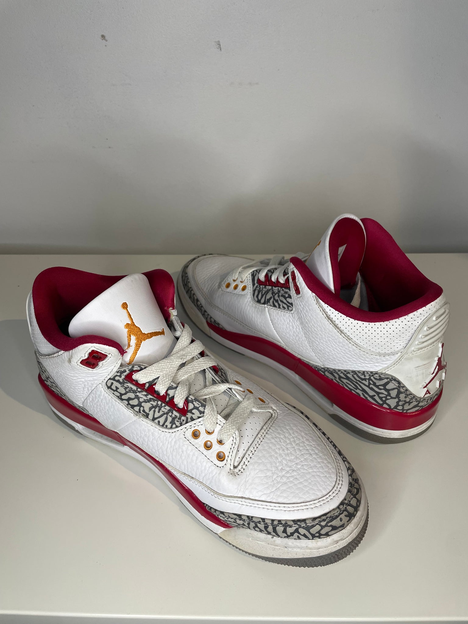 JORDAN 3 "CARDINAL" / M8.5