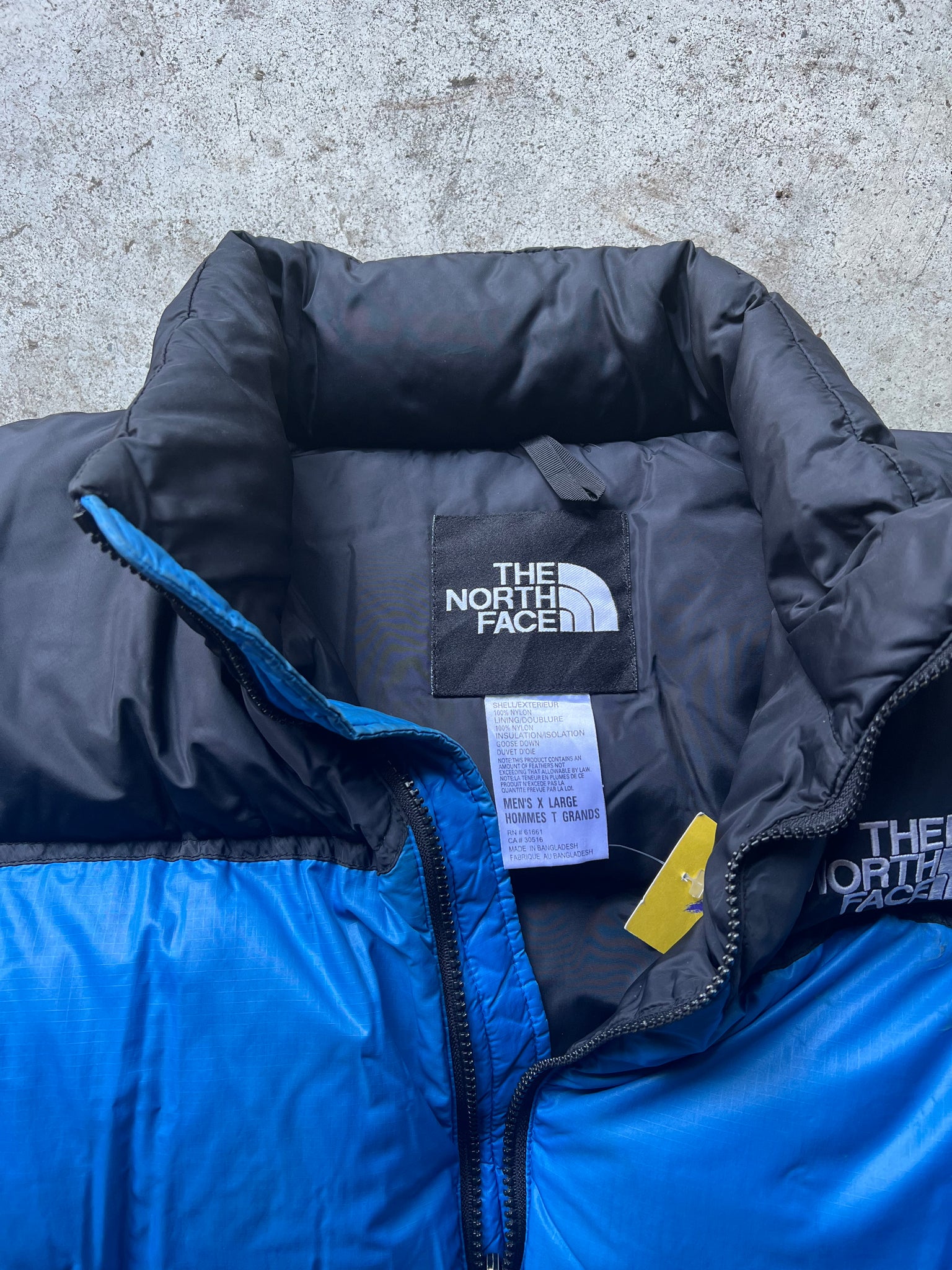 TNF 700 BLUE PUFFER / XLARGE