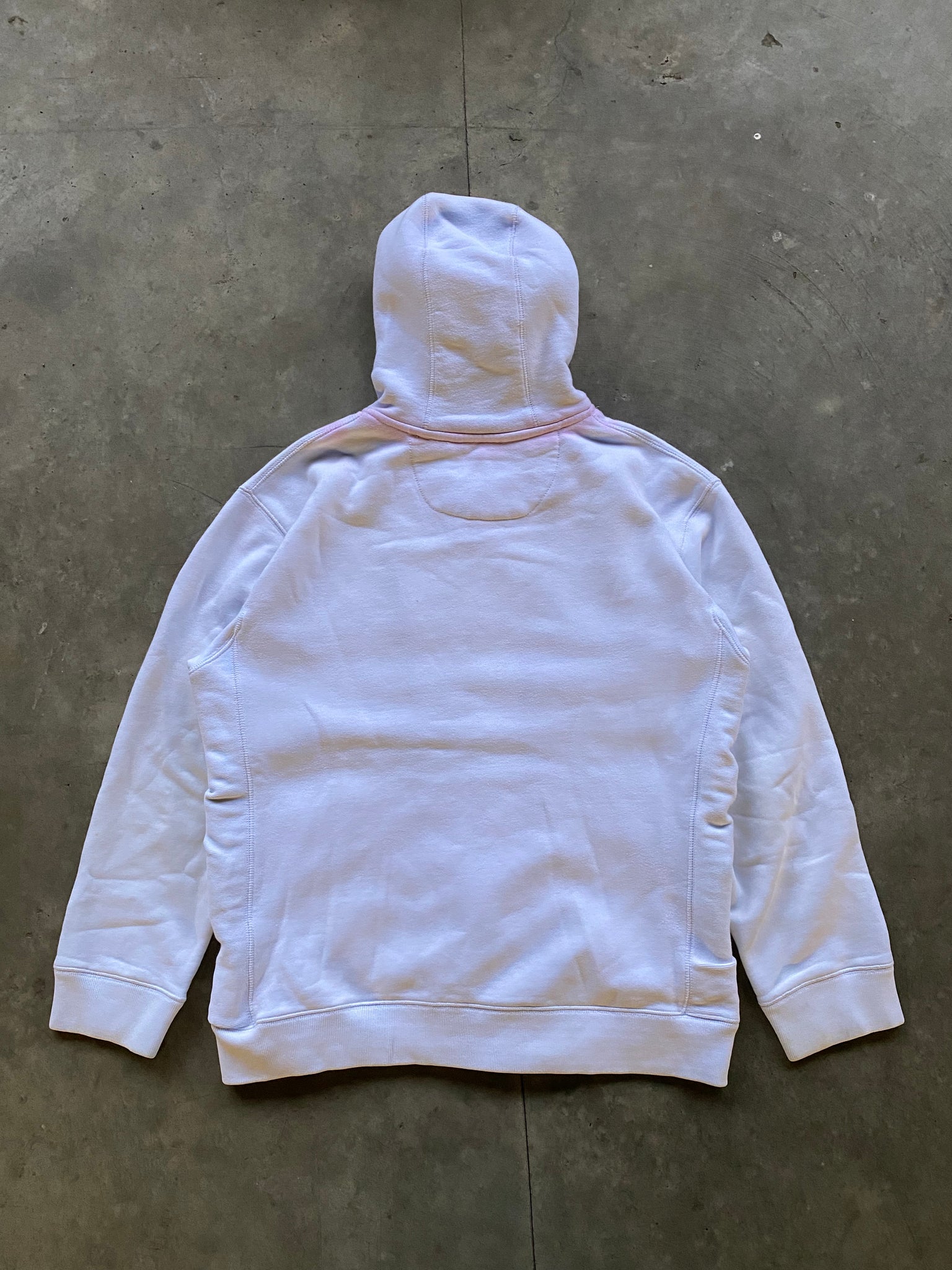 ECKO UNLTD WHITE ZIPUP HOODIE / MEDIUM