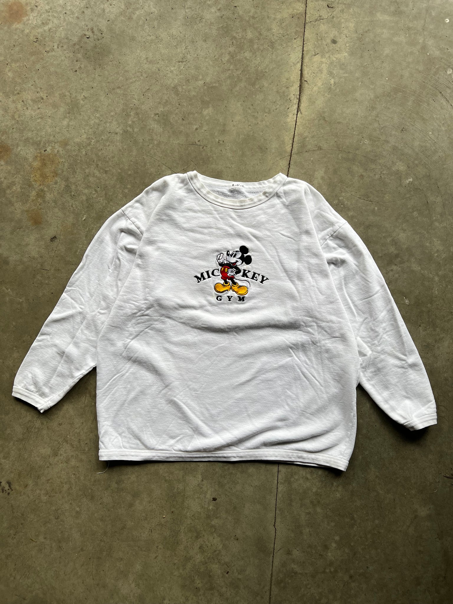 1990S MICKEY GYM CREWNECK / LARGE