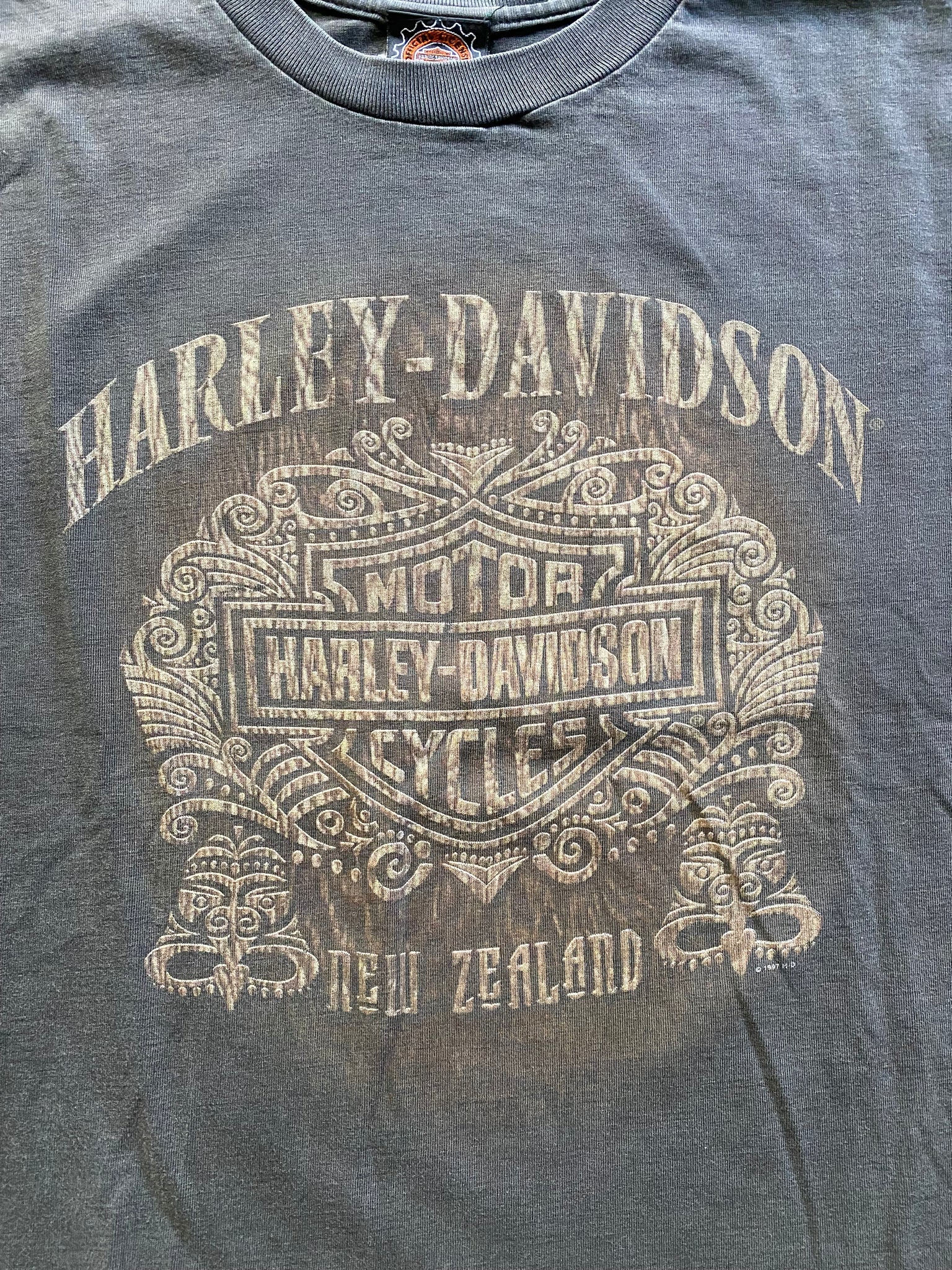 1997 HARLEY DAVIDSON NEW ZEALAND TEE / XLARGE