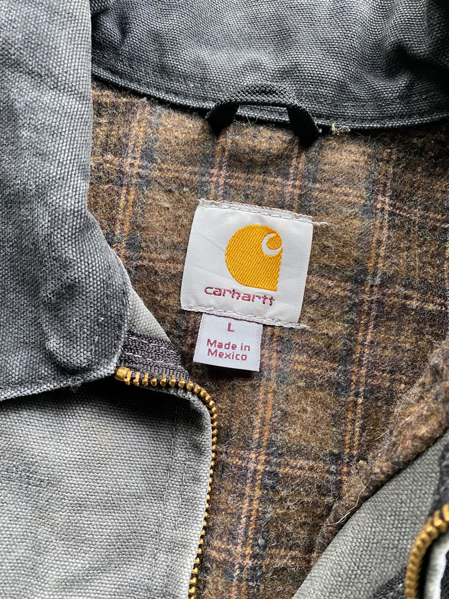 CARHARTT DETROIT JACKET GREY / LARGE