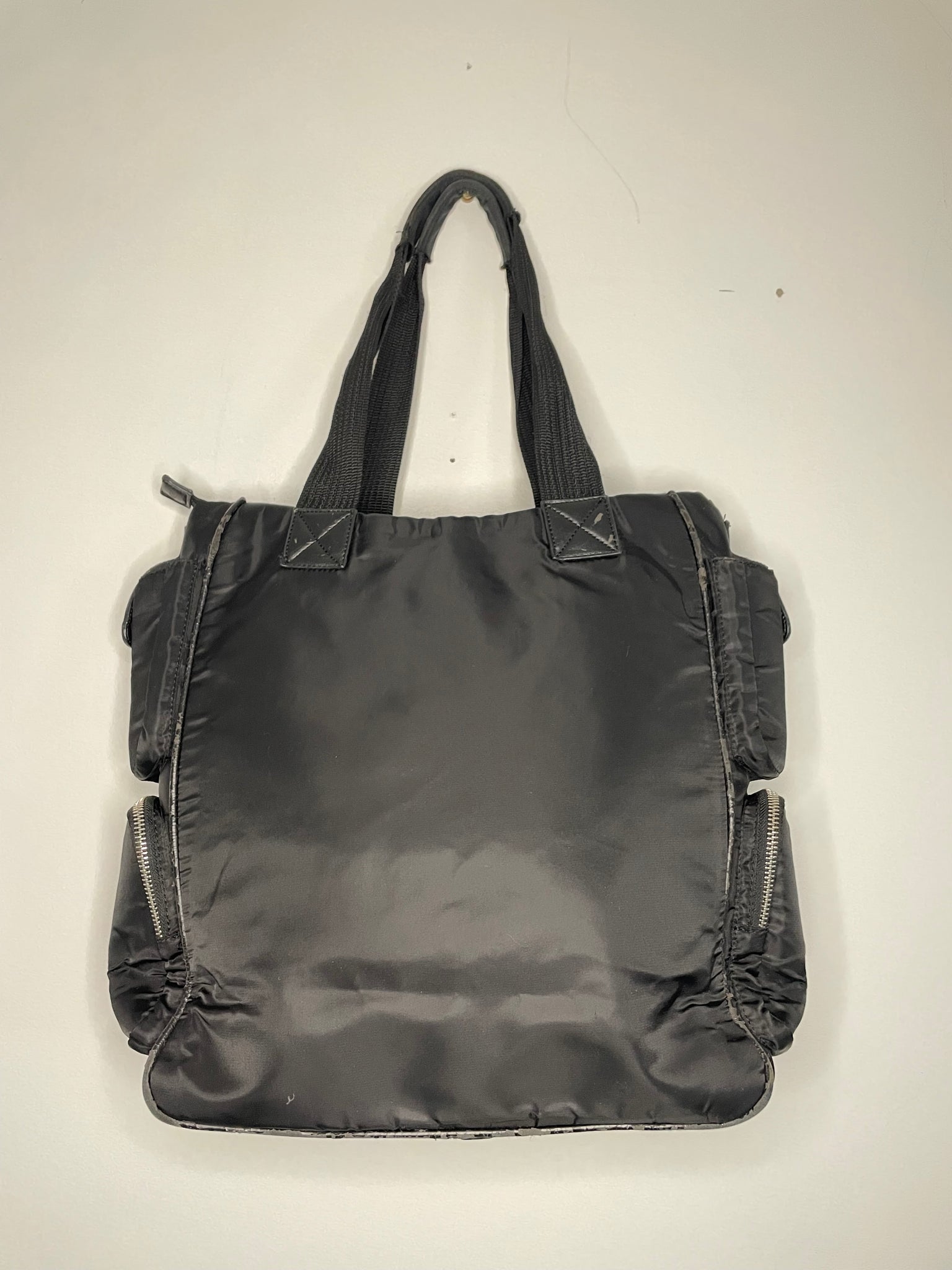 Y-3 Leather Tote Bag