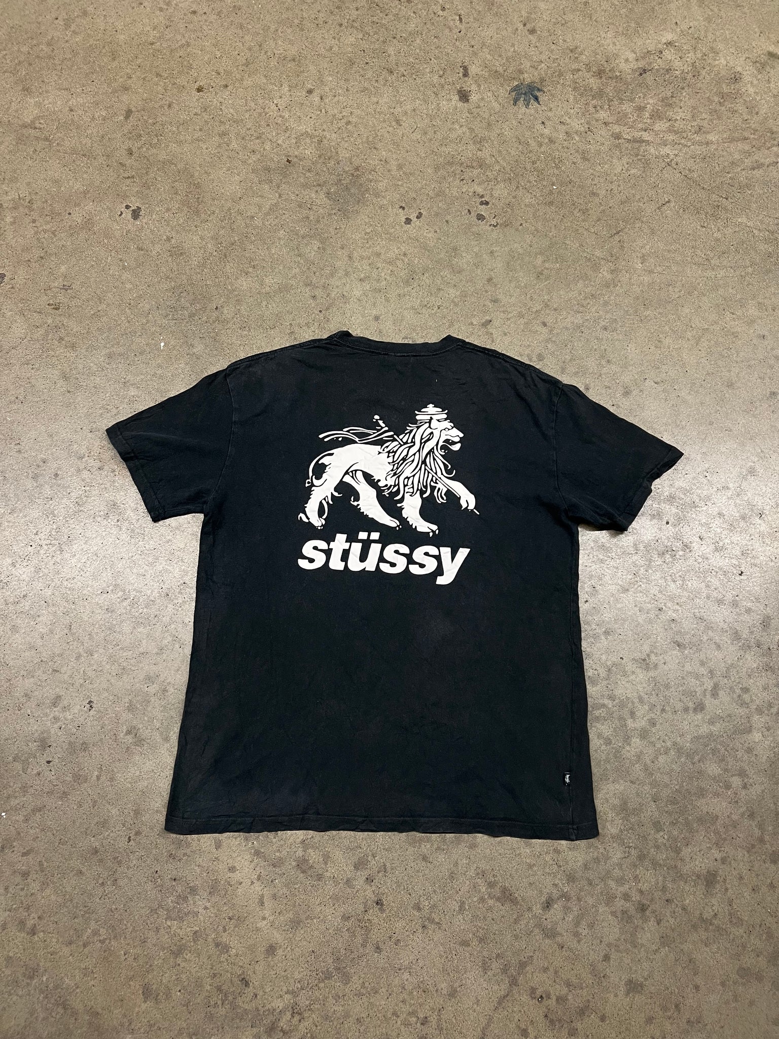 STUSSY RASTA LION TEE / XLARGE