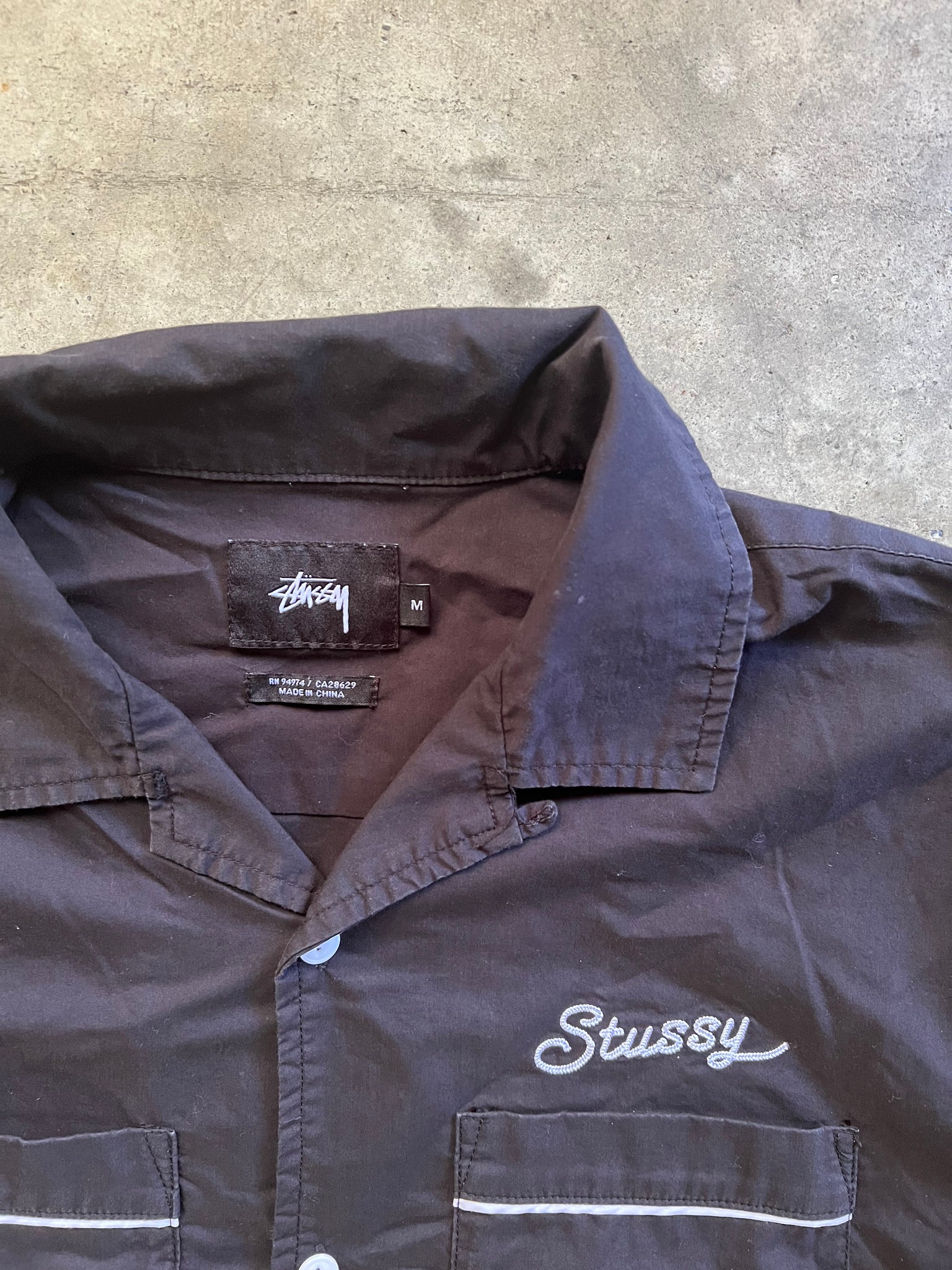 STUSSY LAGUNA LOUNGE BUTTONUP / MEDIUM