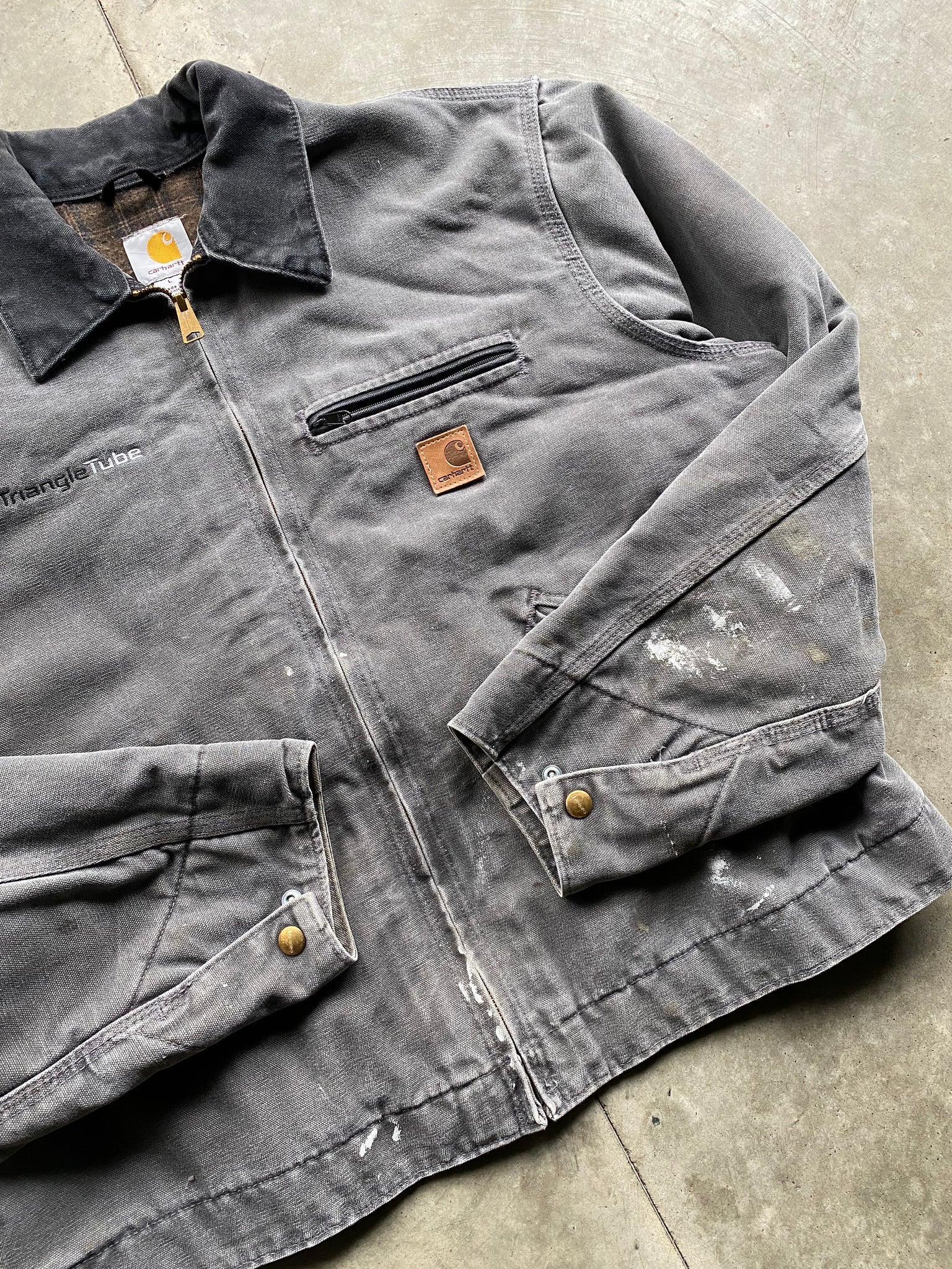 CARHARTT DETROIT JACKET GREY / LARGE