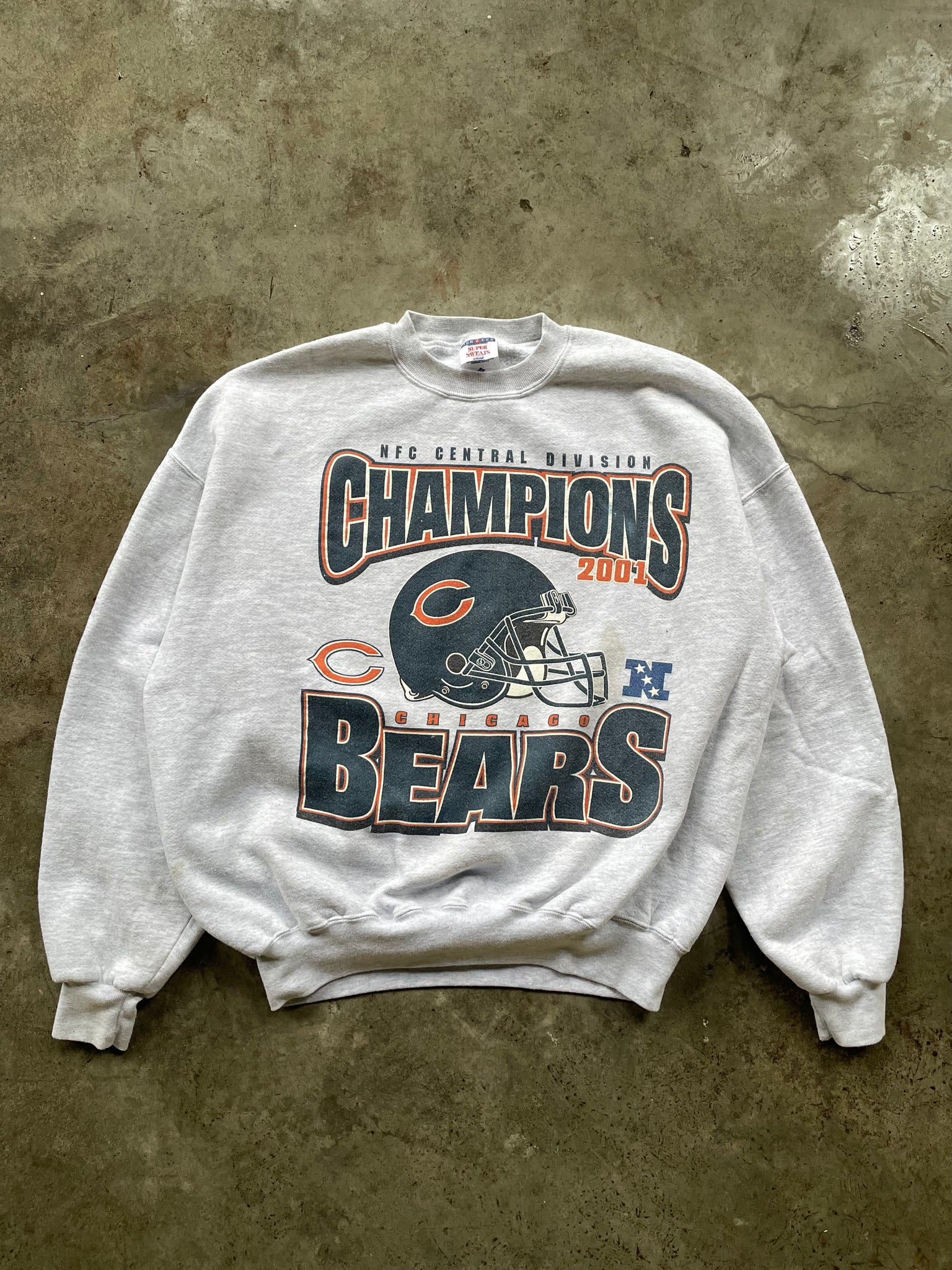 2001 CHICAGO BEARS CREWNECK / XXLARGE