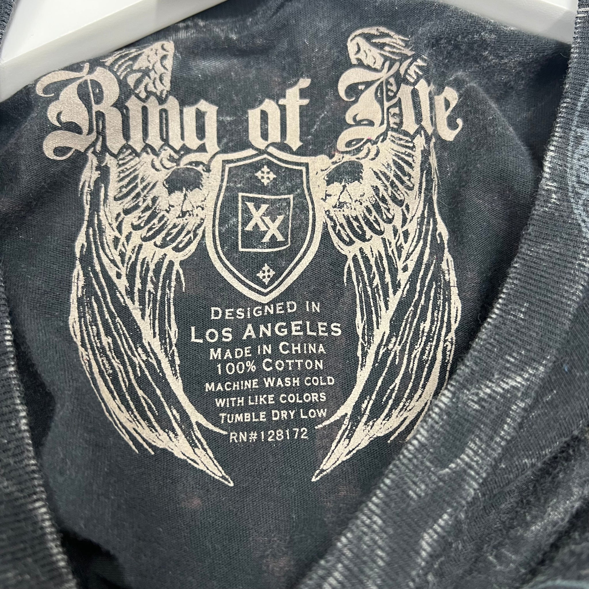 Grunge Y2K Distressed Affliction Xtreme Couture Ed Hardy Vancouver Streetwear Vancouver Vintage Cross Angel Harley Davidson FLame

