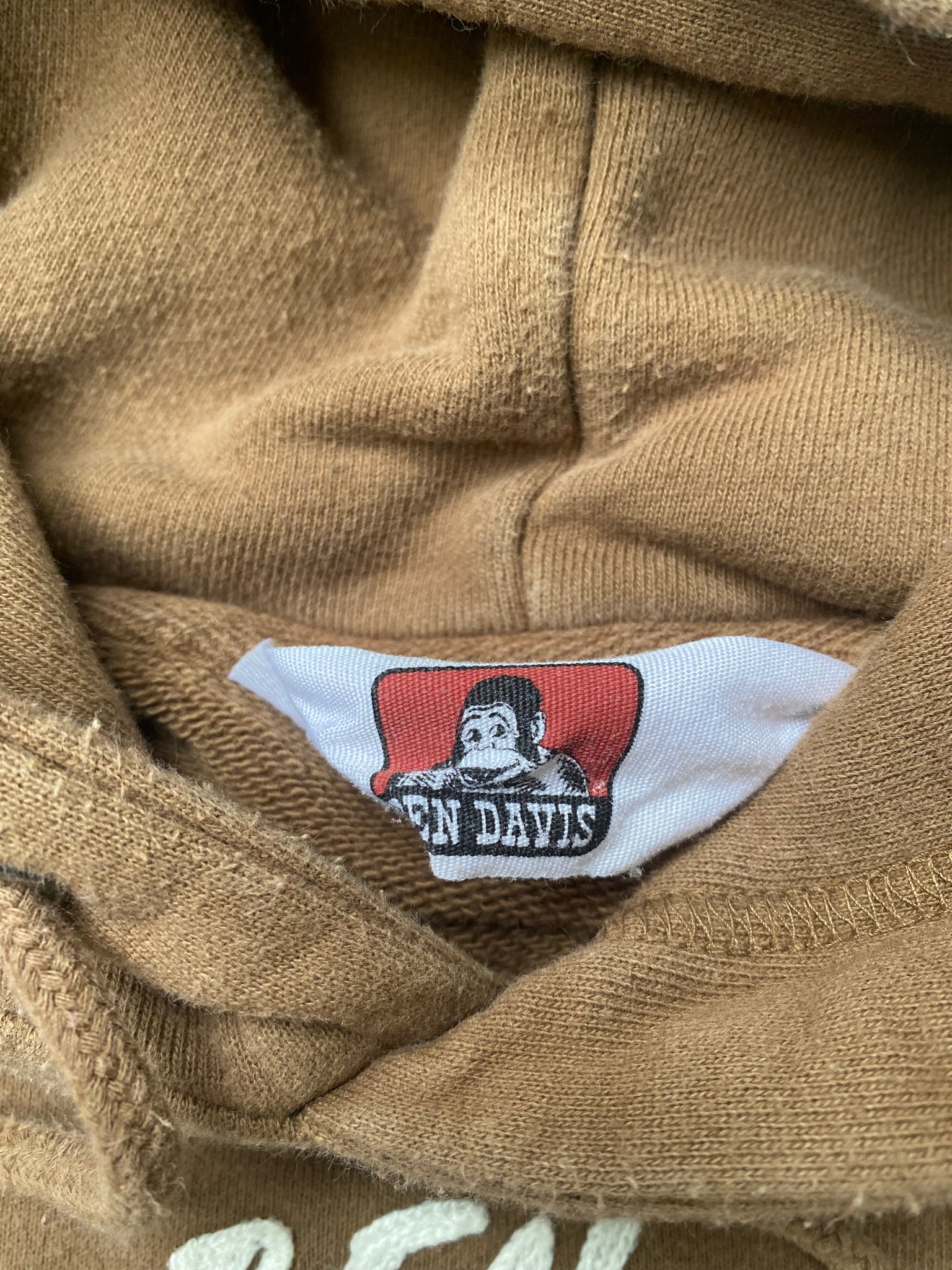 BEN DAVIS BROWN HOODIE / MEDIUM