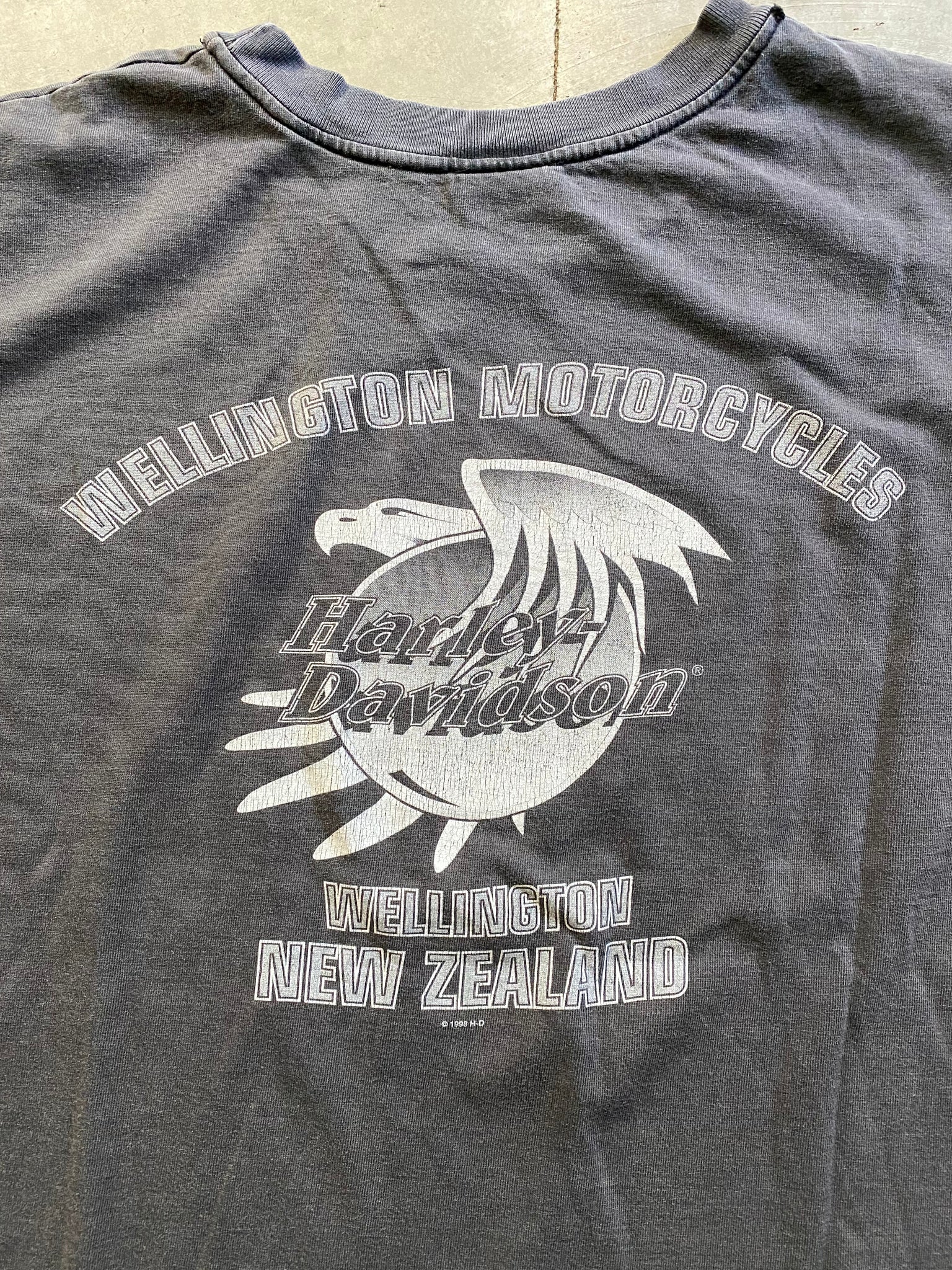 1997 HARLEY DAVIDSON NEW ZEALAND TEE / XLARGE