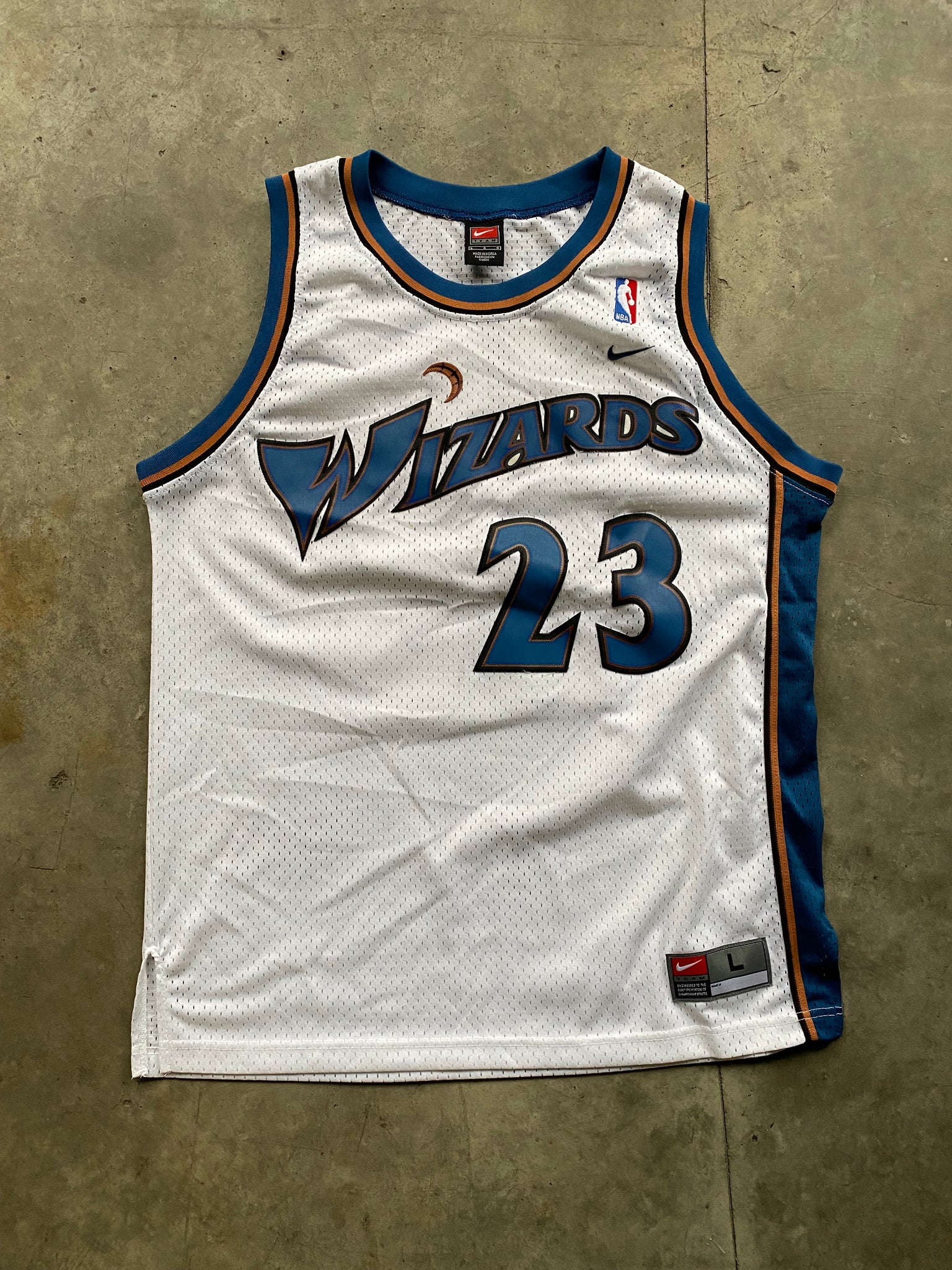 NIKE JORDAN WIZARDS JERSEY / LARGE