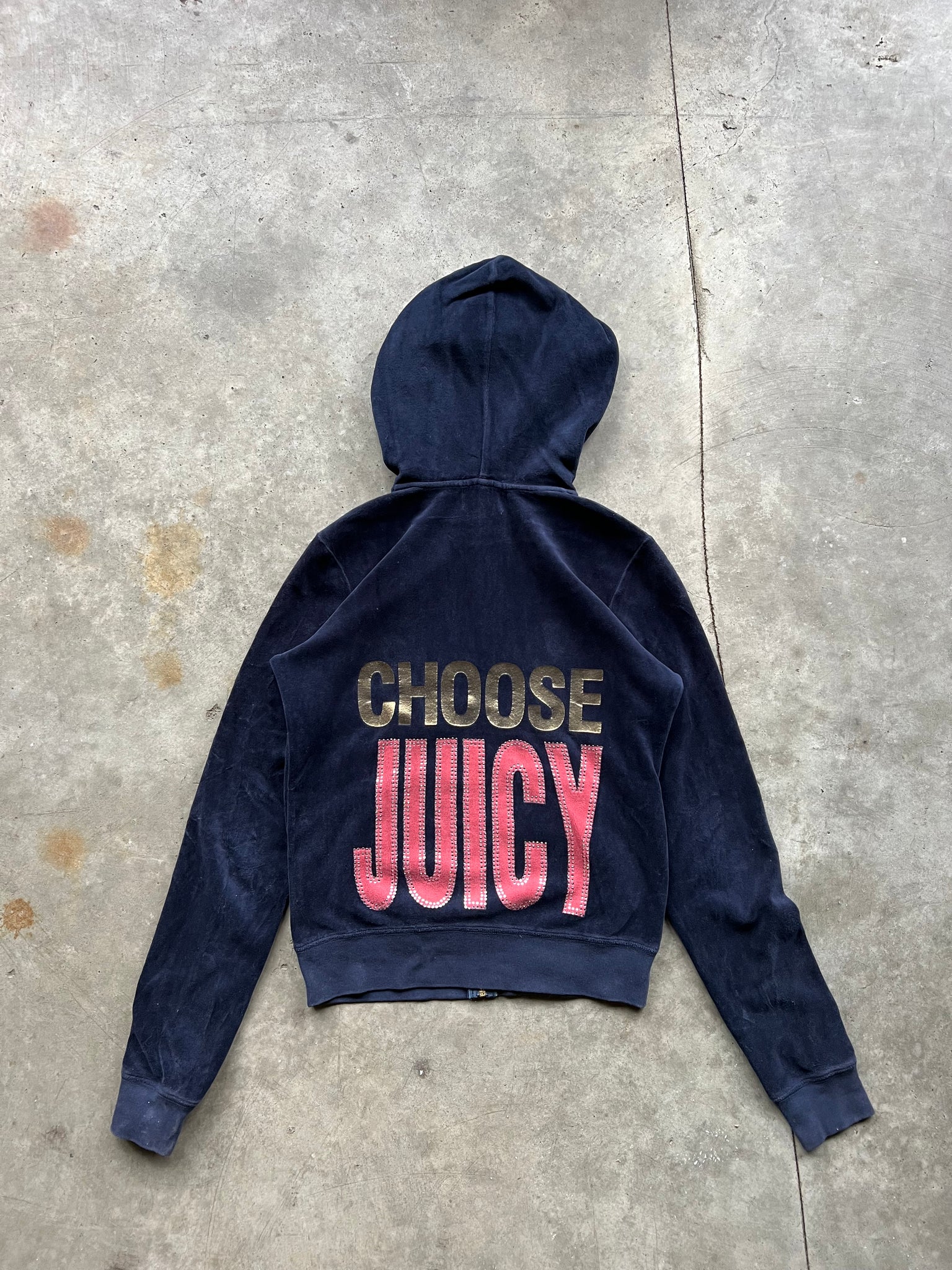 JUICY COUTURE 'CHOOSE JUICY' ZIPUP / MEDIUM