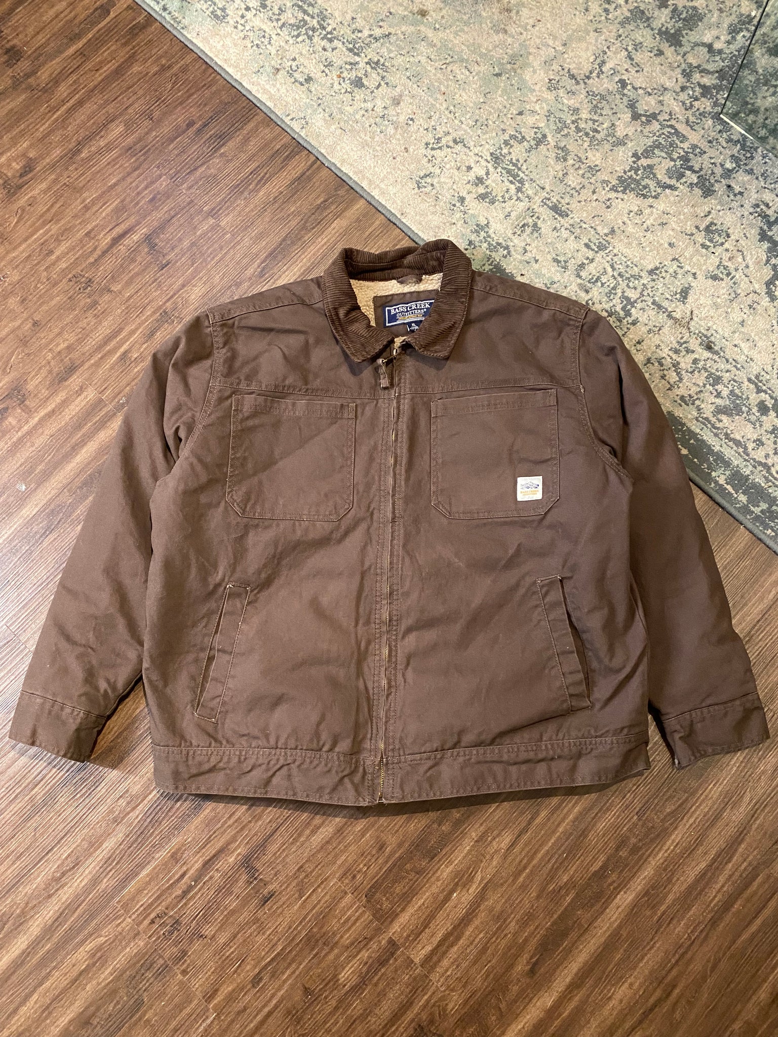 Bass creek fleece lined work jacket / xlarge