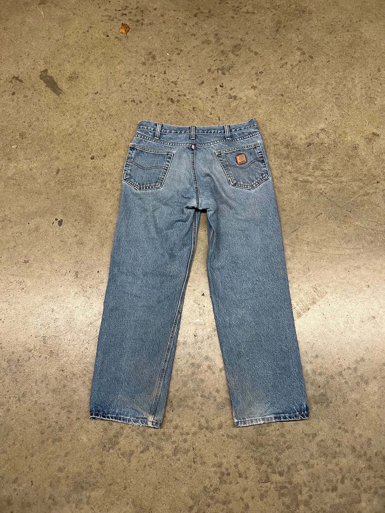 CARHARTT DISTRESSED DENIM / 34x30