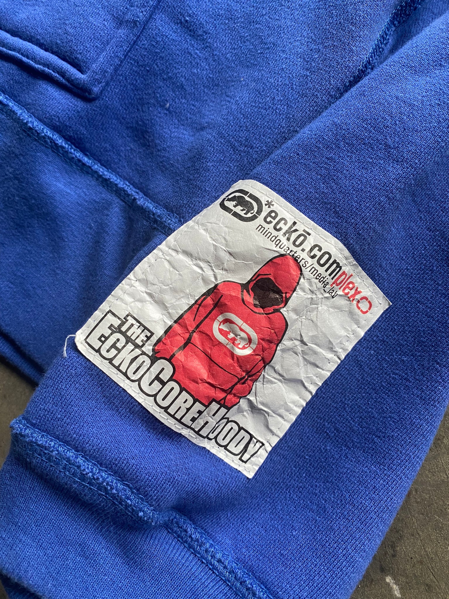 2000S ECKO BLUE CORE HOODIE / MEDIUM