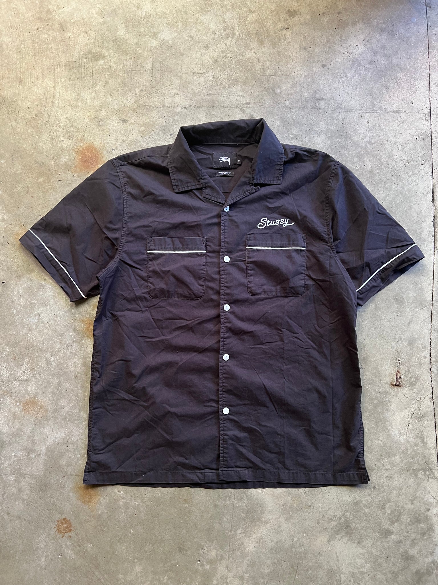 STUSSY LAGUNA LOUNGE BUTTONUP / MEDIUM