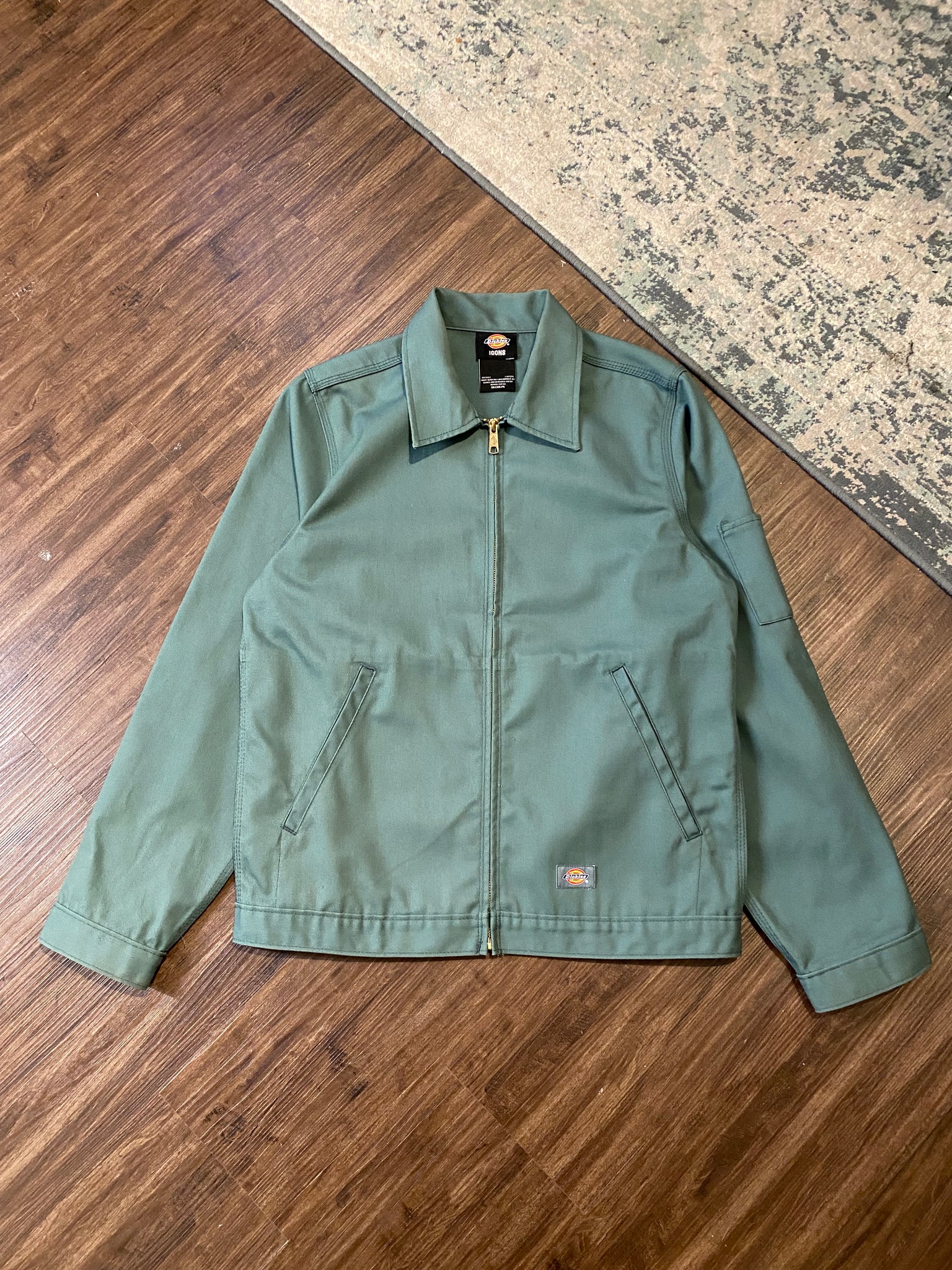 Dickies teal work jacket / small