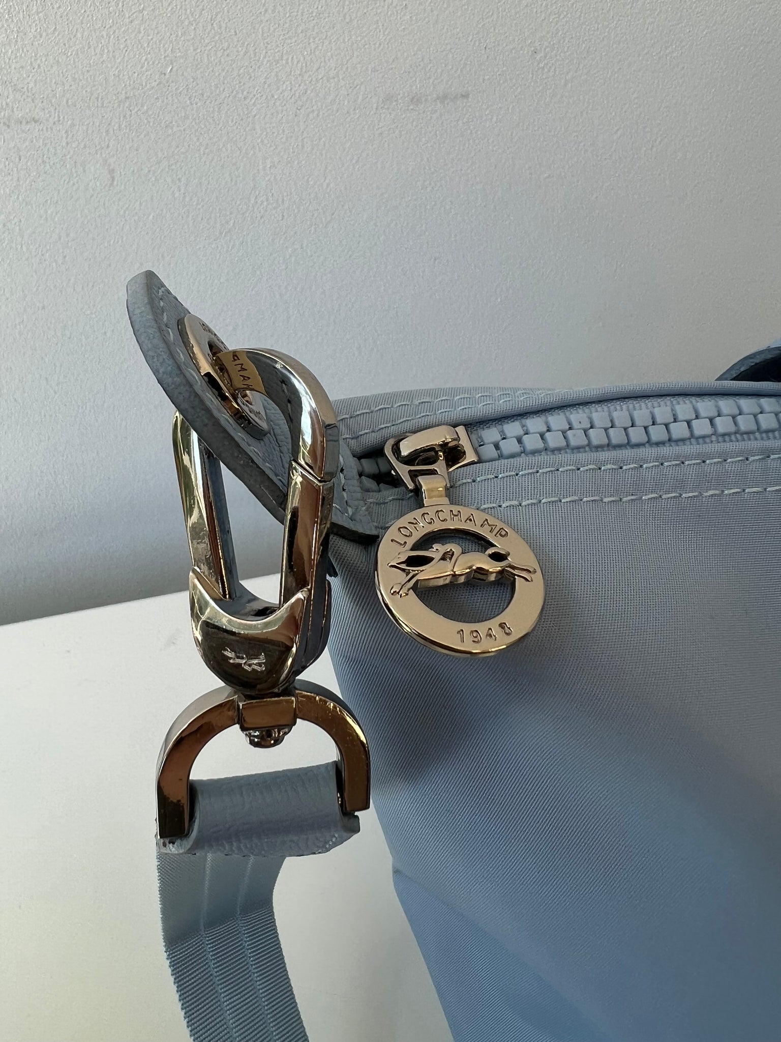 LONGCHAMP SMALL TOTE BAG / BLUE