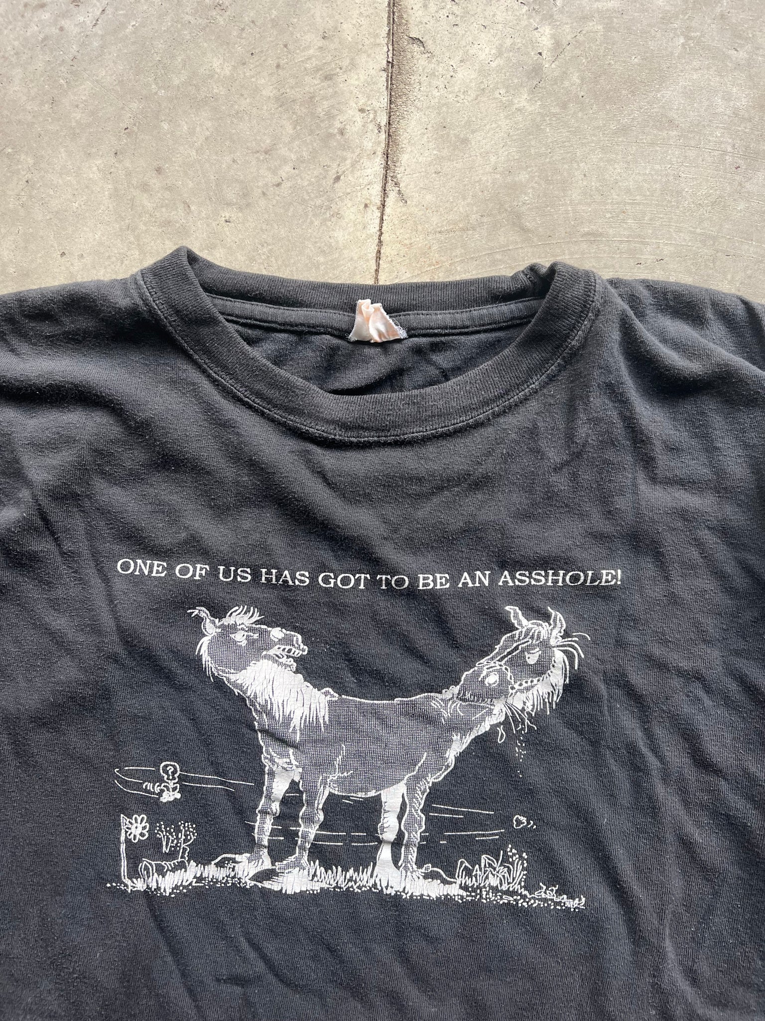 ASSHOLE HORSE TSHIRT / LARGE