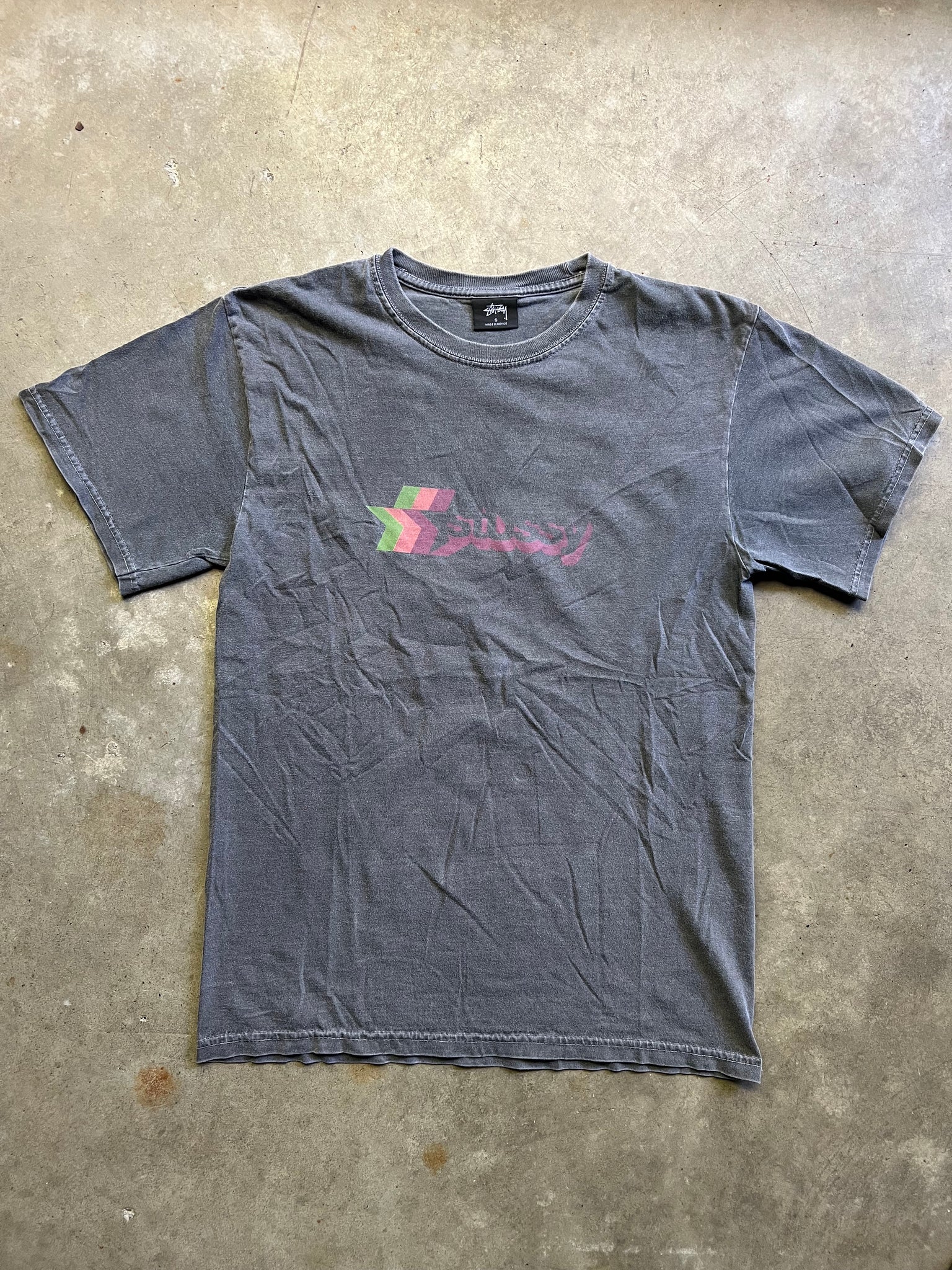 STUSSY STAR LOGO TEE / SMALL