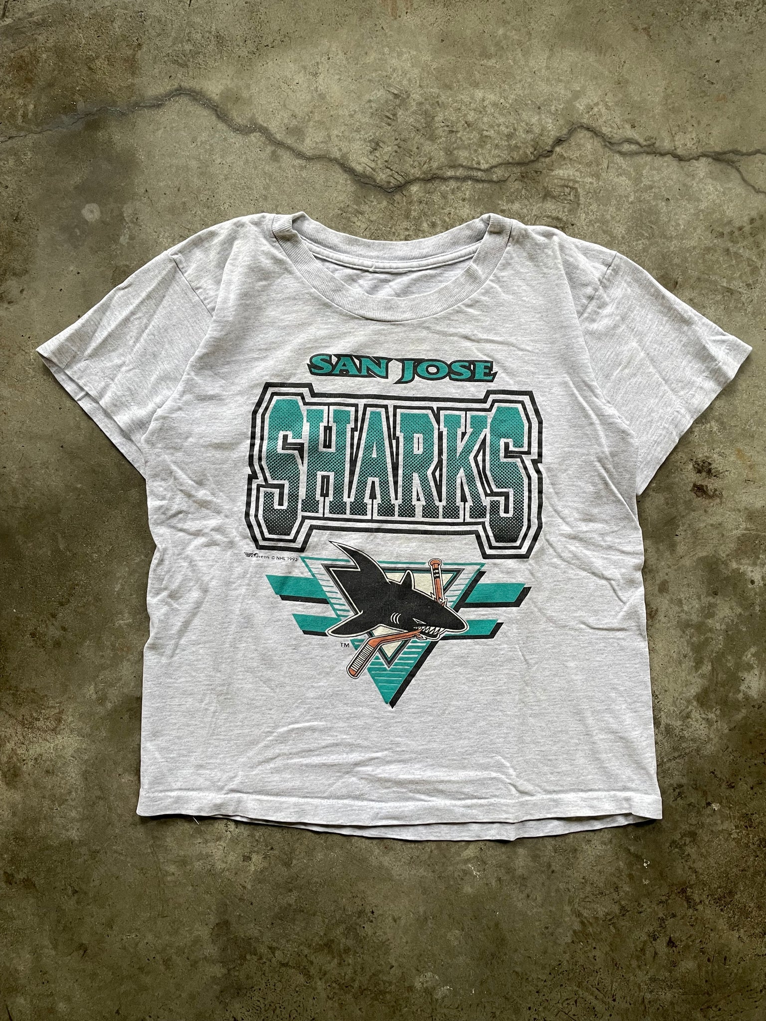 SAN JOSE SHARKS TEE / XSMALL