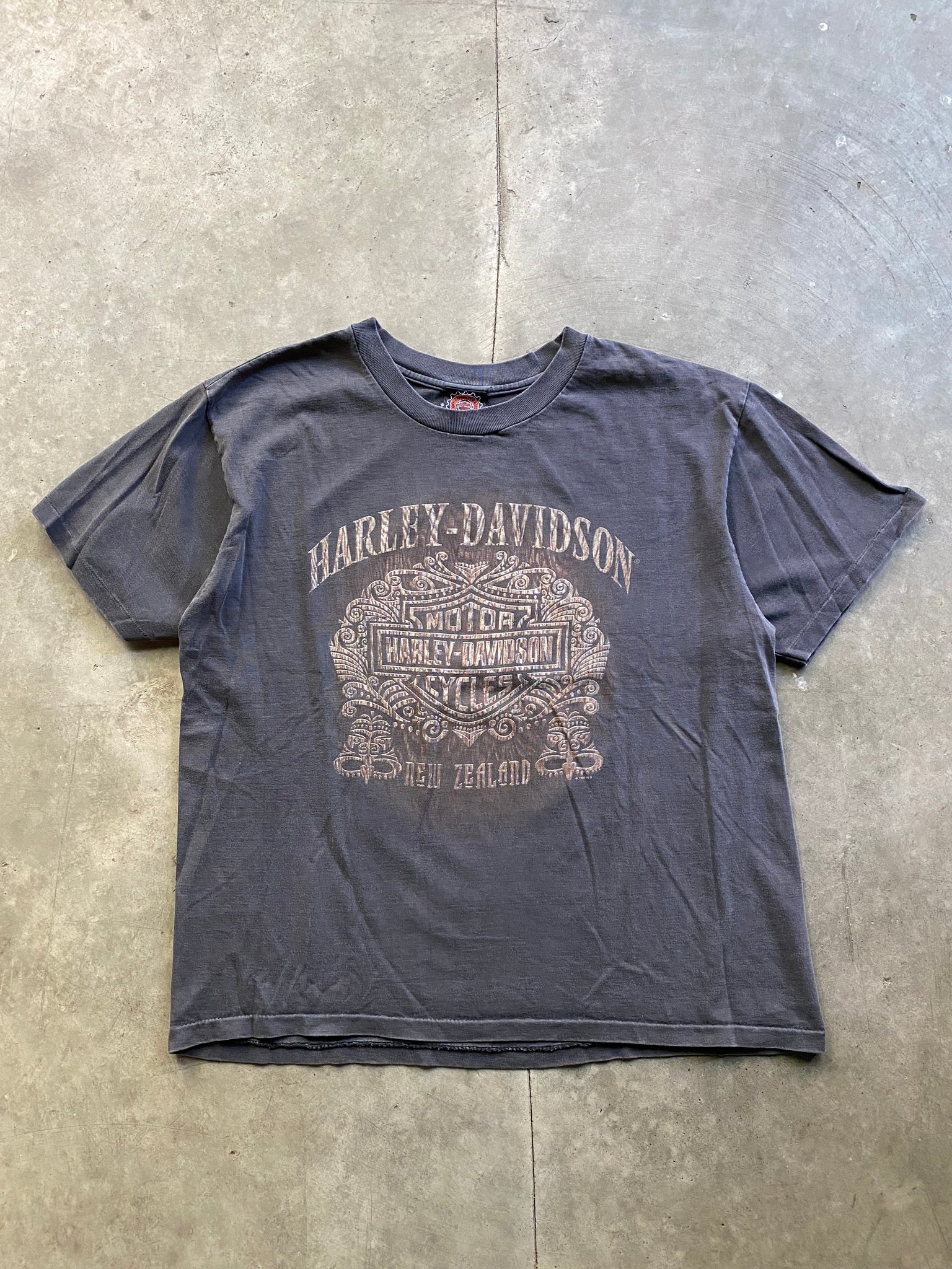 1997 HARLEY DAVIDSON NEW ZEALAND TEE / XLARGE