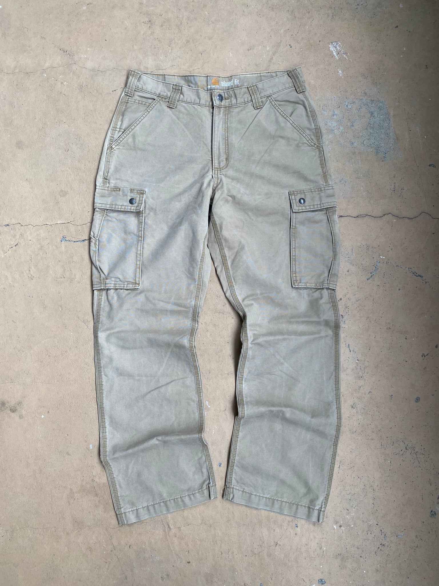 CARHARTT RELAXED FIT CARGO PANTS / 34X32