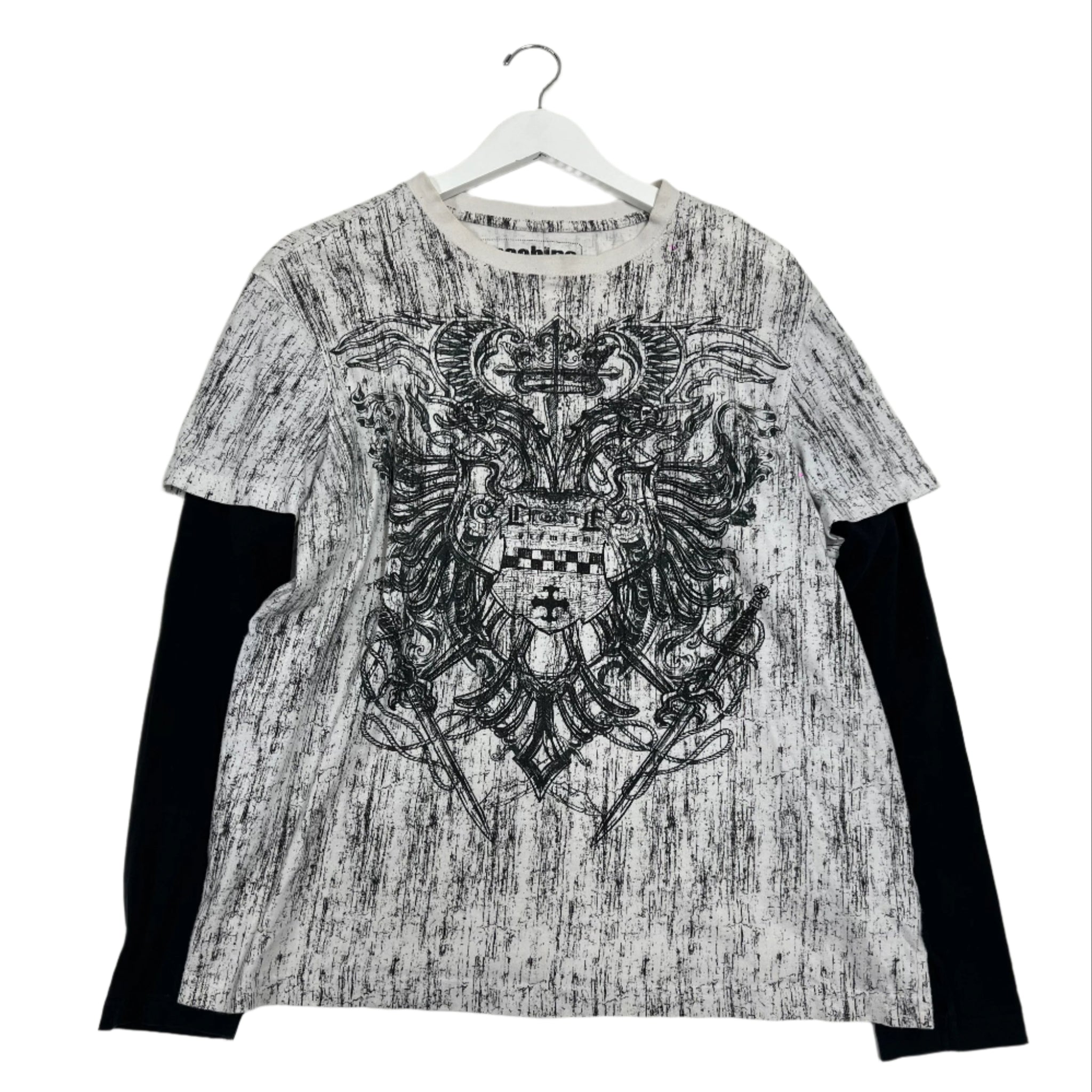 Grunge Y2K Distressed Affliction Xtreme Couture Ed Hardy Vancouver Streetwear Vancouver Vintage Cross Angel Harley Davidson FLame
