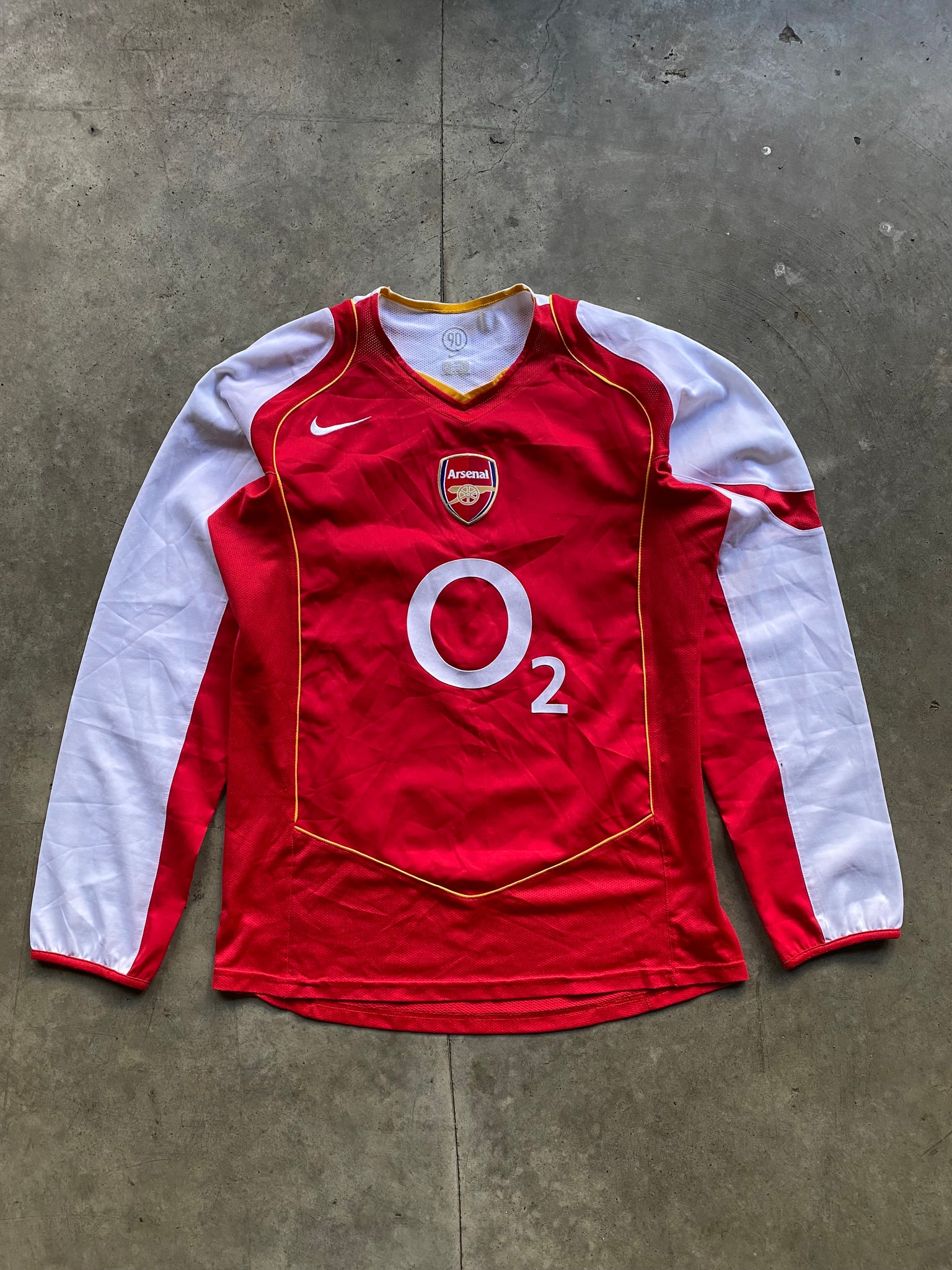 NIKE ARSENAL LONGSLEEVE JERSEY / MEDIUM